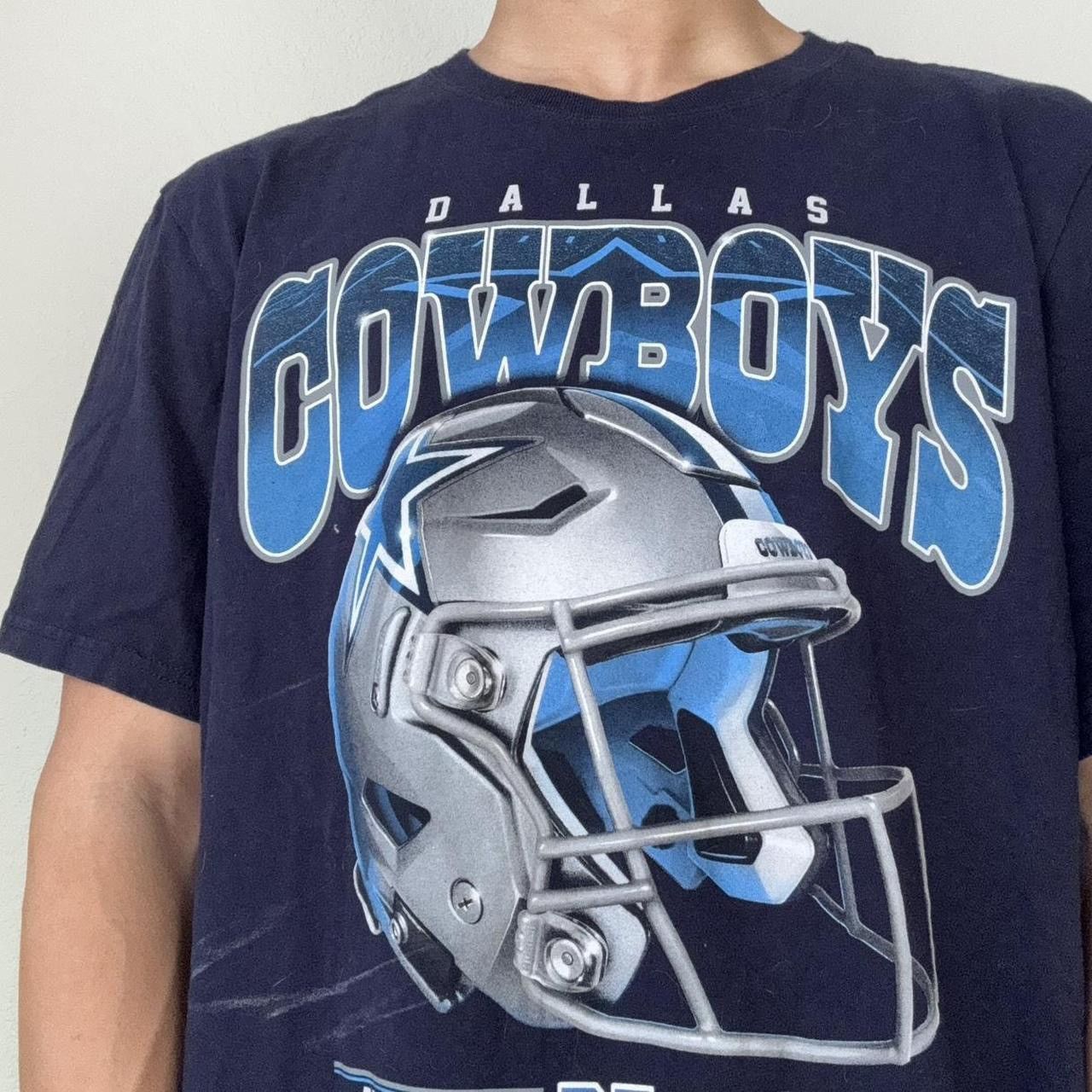 NFL × Vintage Vintage NFL Dallas Cowboys 2000s Graphics Tee Shirt Size US XL / EU 56 / 4 - 4 Thumbnail