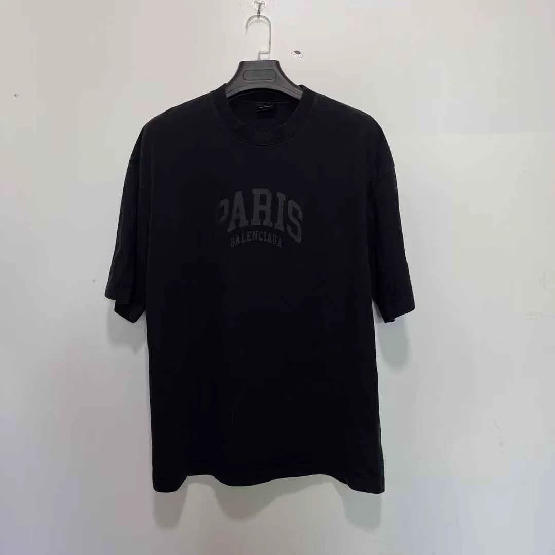Balenciaga Balenciaga Cities Paris Logo Tee SS23 Black M Size US M / EU 48-50 / 2 - 1 Thumbnail