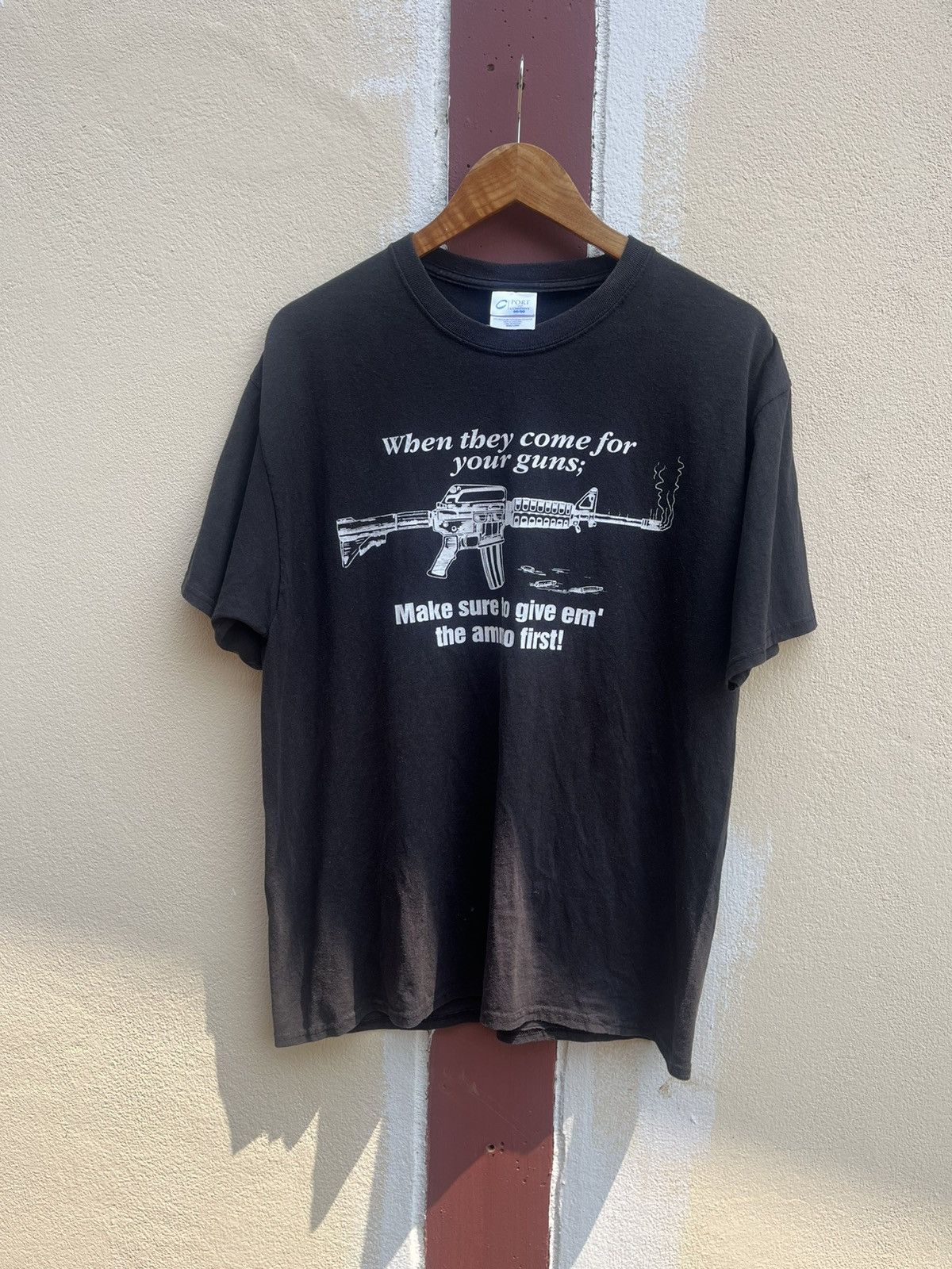 Vintage When they come for your guns Size US L / EU 52-54 / 3 - 1 Thumbnail
