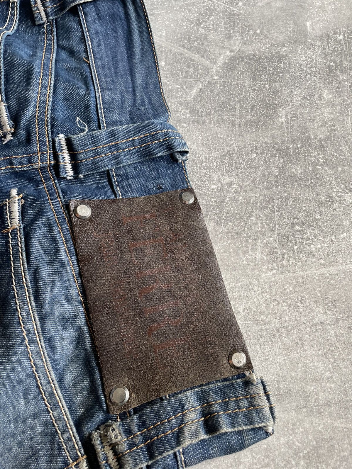 Other Vintage 90s Ferre Jeans Distressed Denim pants old rap rock Size US 30 / EU 46 - 6 Thumbnail