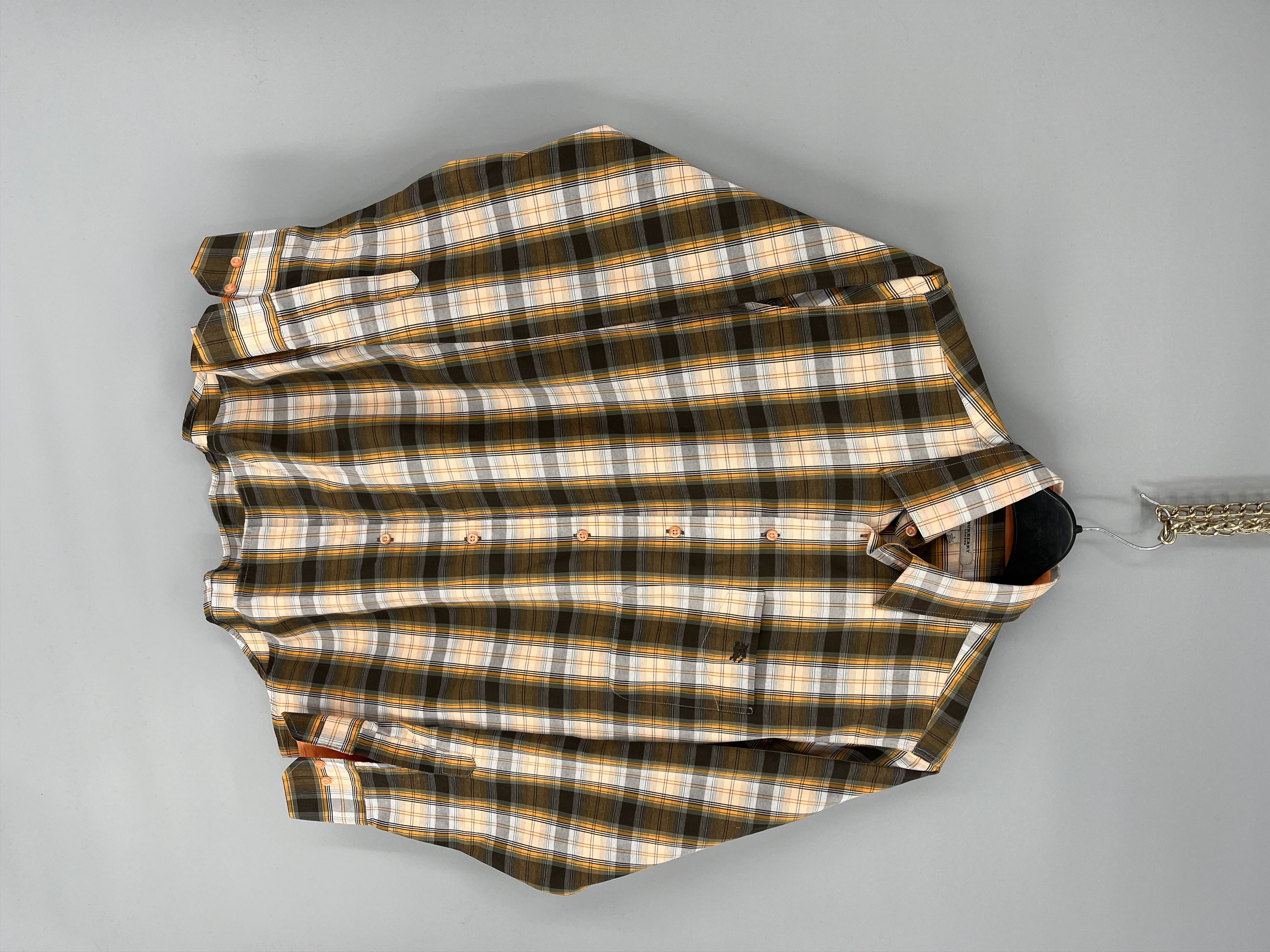 Burberry Burberry London Shirt Long Sleeve Vintage Rare Logo Size US S / EU 44-46 / 1 - 2 Thumbnail
