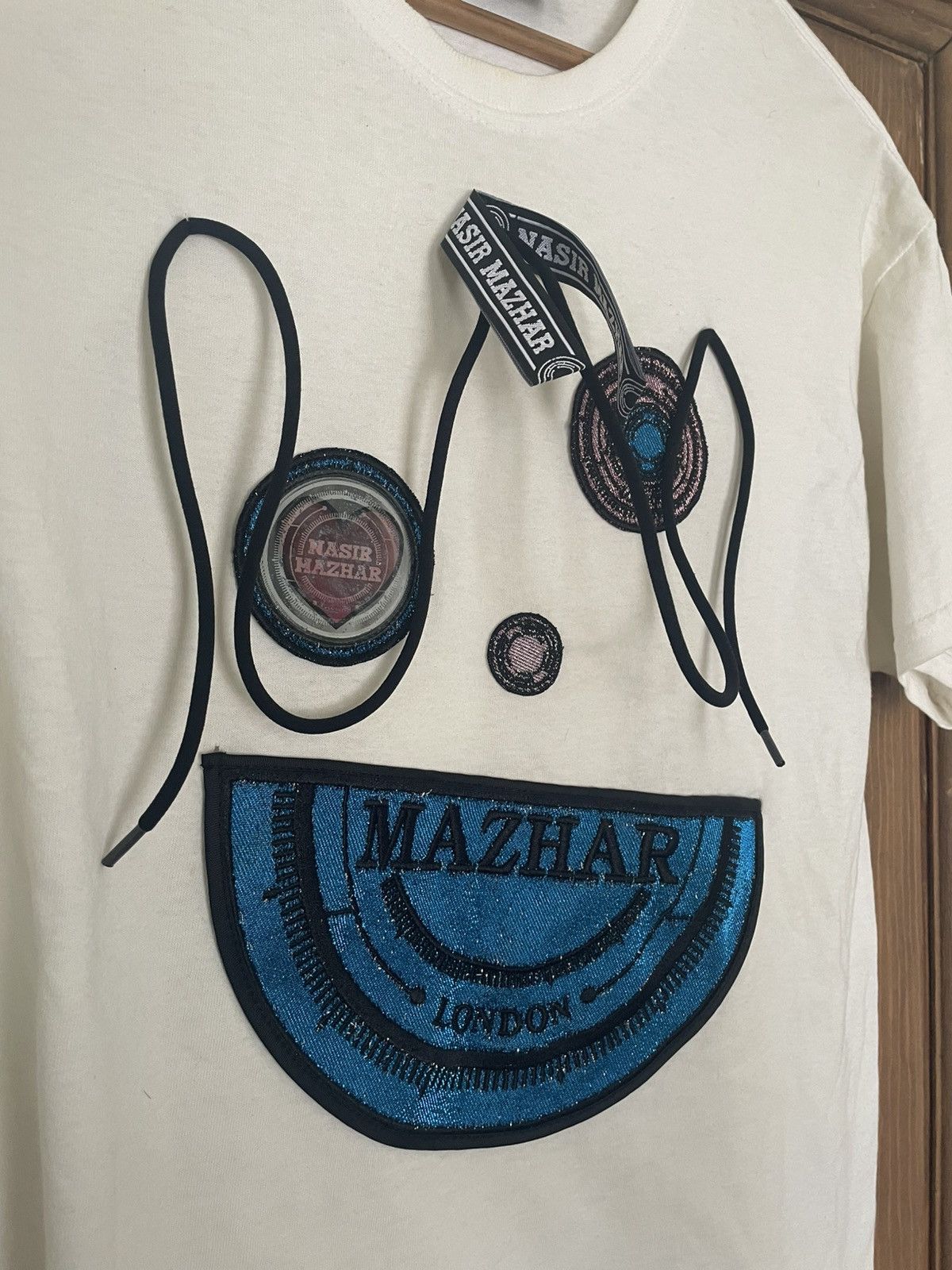 Nasir Mazhar Graphic multi textile tee Size US M / EU 48-50 / 2 - 2 Thumbnail