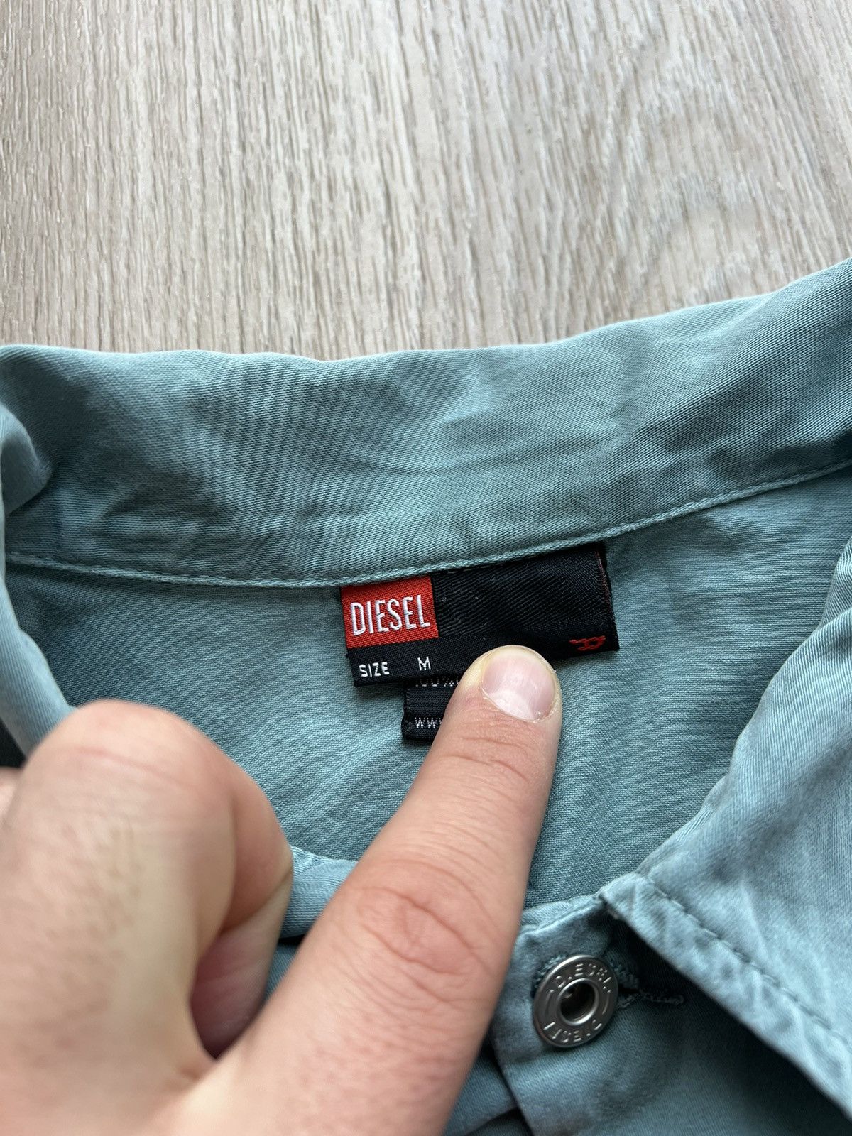 Diesel × Vintage Vintage Diesel Denim Jacket Size M / US 6-8 / IT 42-44 - 6 Thumbnail