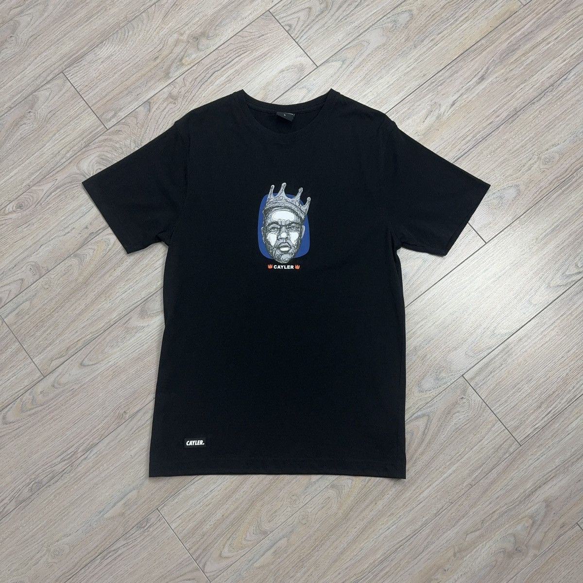 Cayler and Sons Biggie Smalls Notorious B.I.G. Portrait Rap Black Tee Size US L / EU 52-54 / 3 - 1 Thumbnail