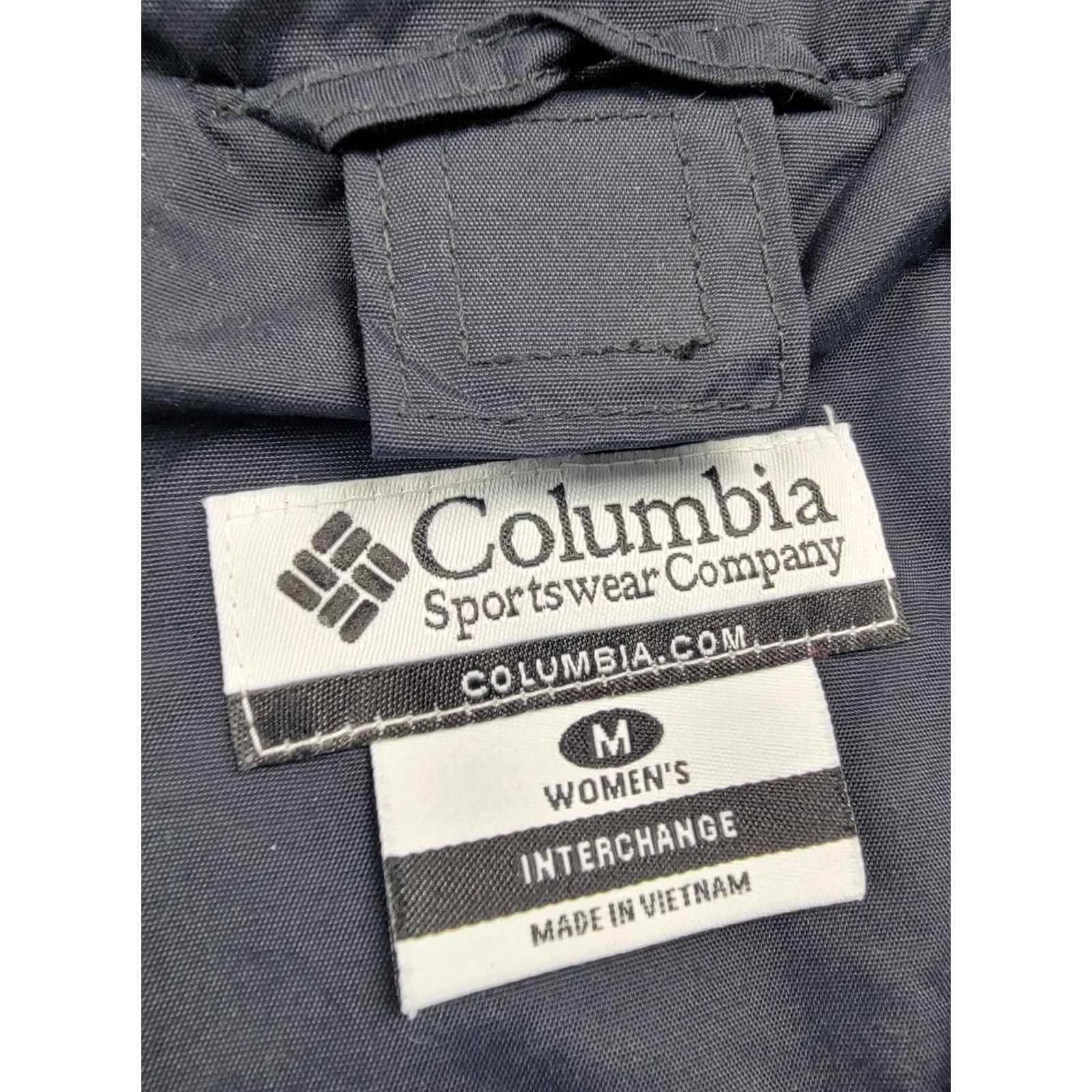 Vintage Columbia Interchange Jacket Womens Medium Blue Black Shell Water Resistant Size M / US 6-8 / IT 42-44 - 5 Thumbnail