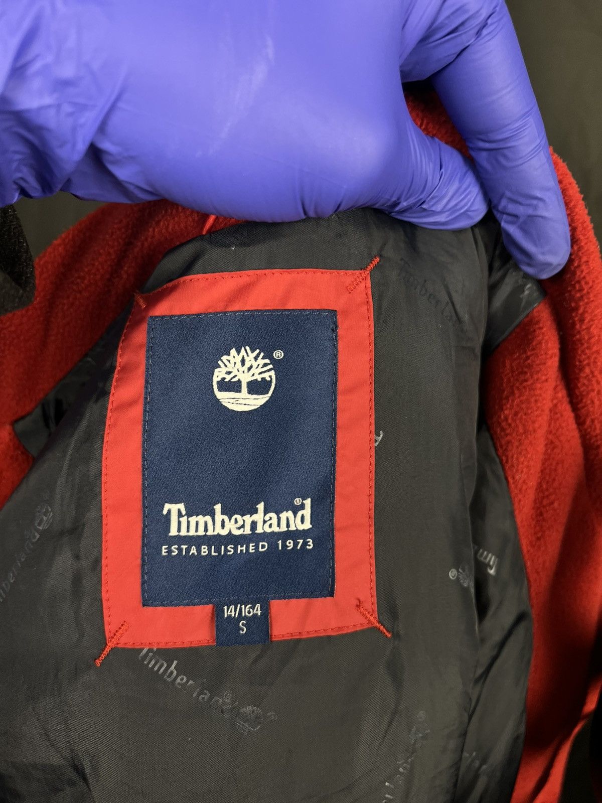 Timberland Timberland red puffer jacket down outdoor Size US S / EU 44-46 / 1 - 11 Thumbnail