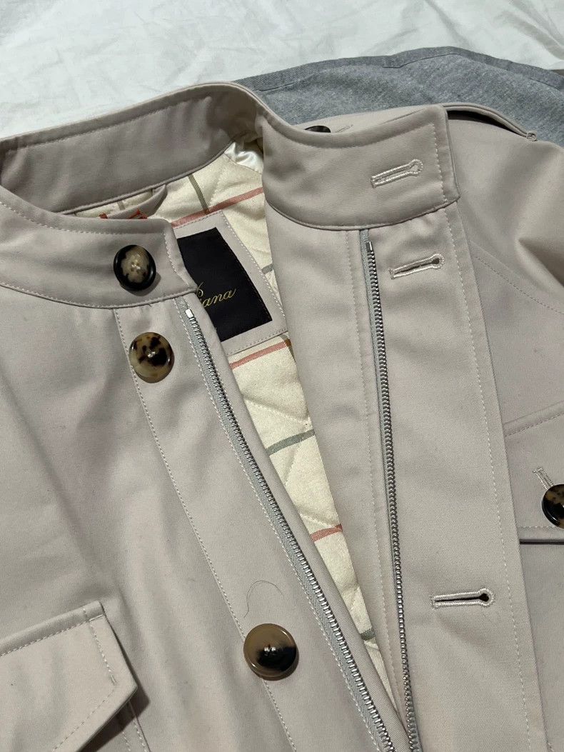 Loro Piana LORO PIANA Full cotton padded cotton coat in hunting style Size US M / EU 48-50 / 2 - 7 Thumbnail