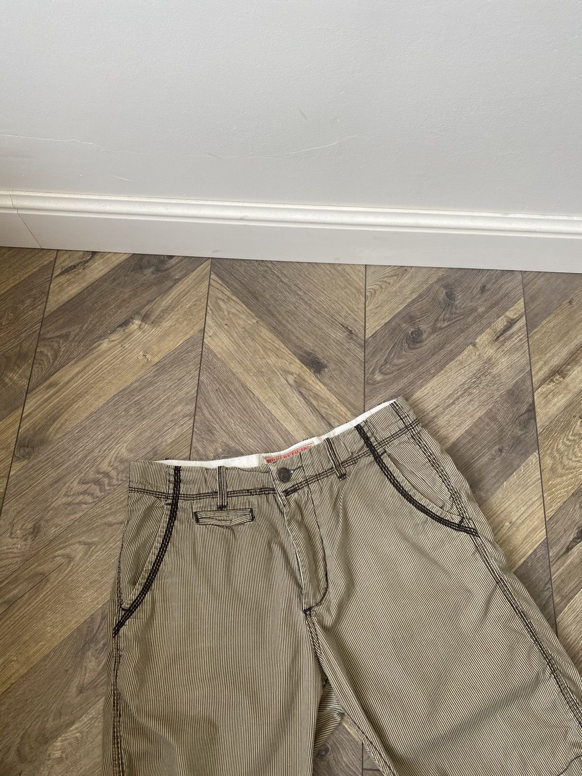 True Religion × Vintage Vintage True Religion Ricky Super T Checkerboard Shorts Size US 32 / EU 48 - 6 Thumbnail