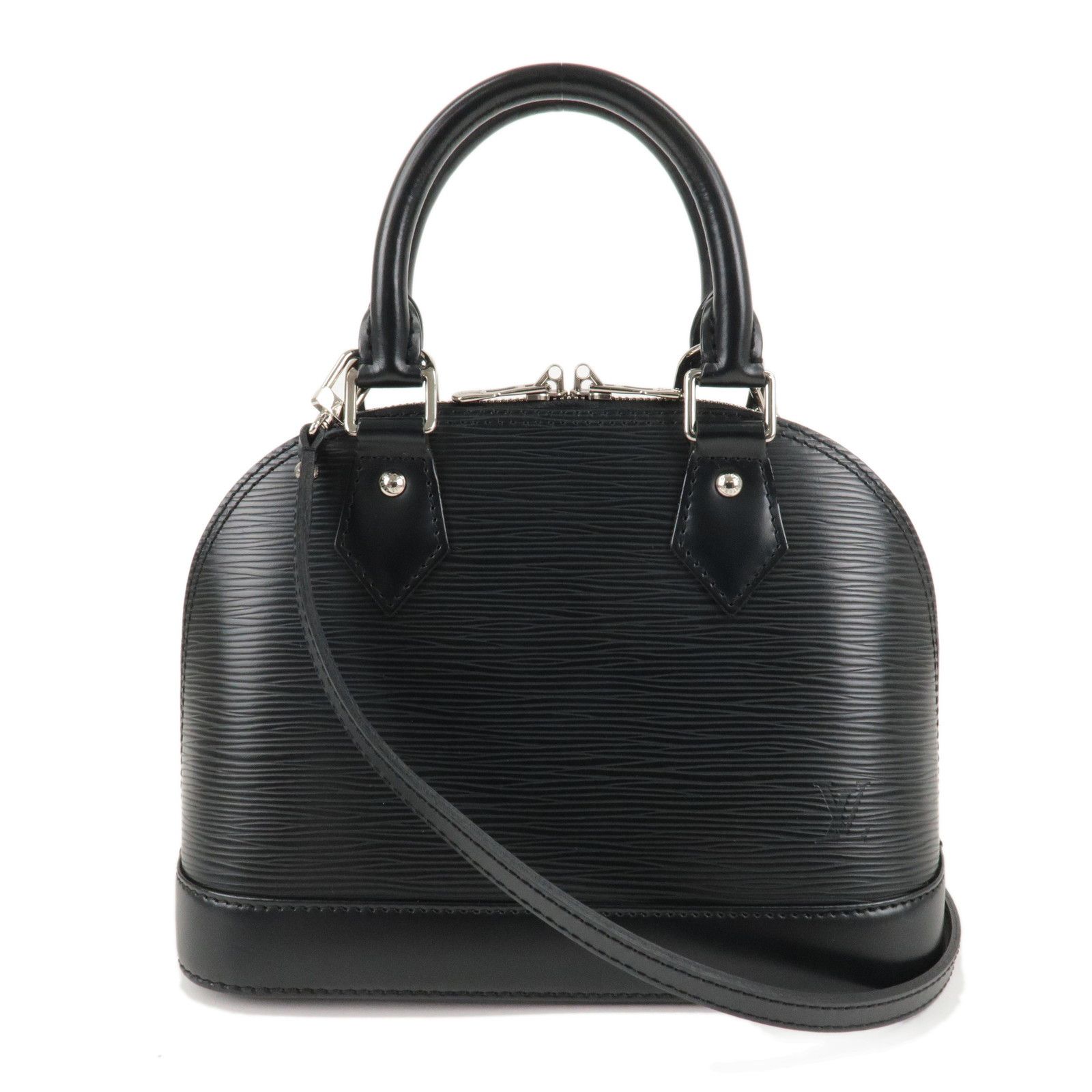 Louis Vuitton Epi Alma BB Shoulder Bag Noir Black