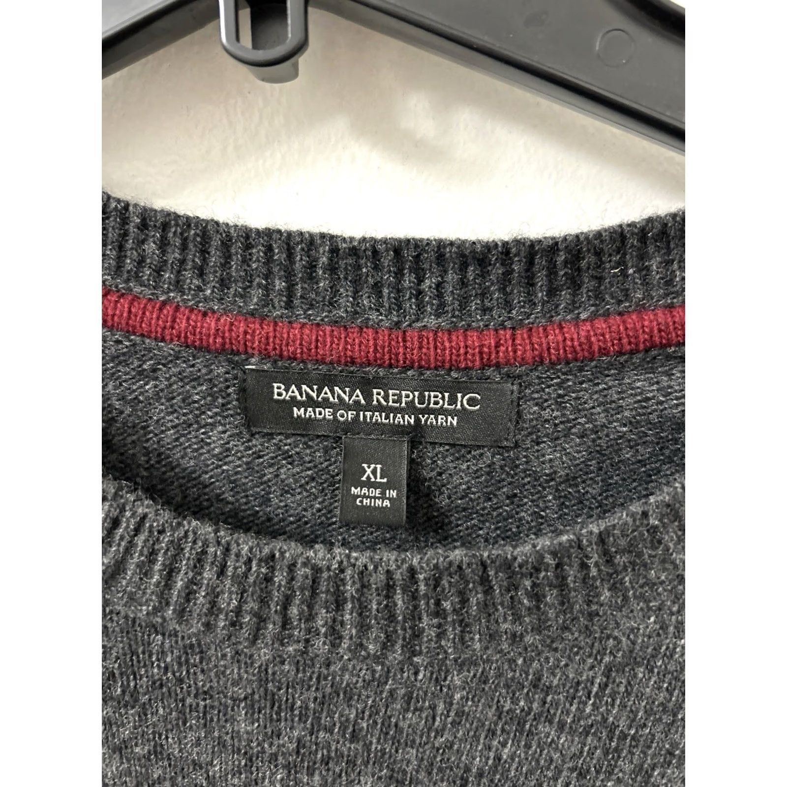 Banana Republic Banana Republic Sweater Mens XL Gray Merino Wool Crew Neck Fair Isle Pullover Knit Size US XL / EU 56 / 4 - 6 Thumbnail
