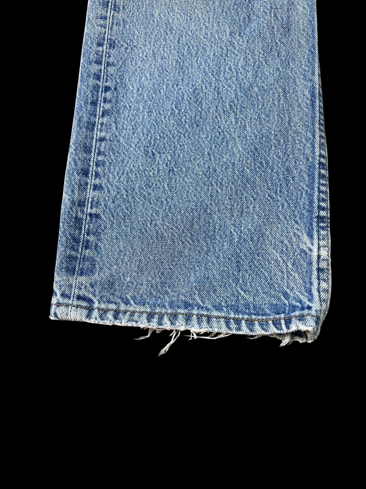 Levi's Vintage 90’s Levi’s 501 Mud Wash Distressed Ripped Jean Size US 34 / EU 50 - 4 Thumbnail