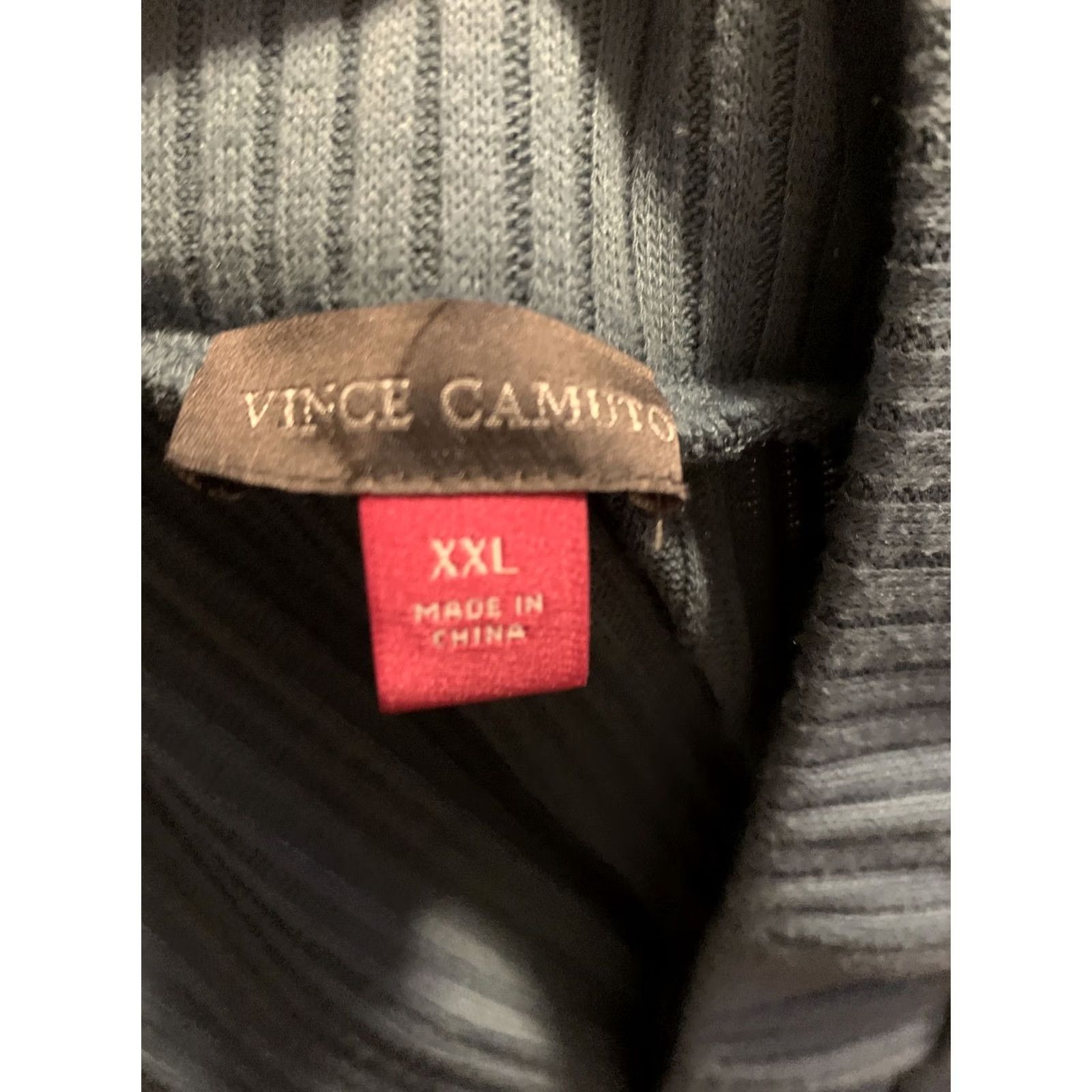 Vince Camuto Vincent Camuto Skirt Women XXL Blue Knit Long Solid Pencil Ribbed Sized 2xl Mens Womens Girls Size 40" / US 18 - 3 Thumbnail