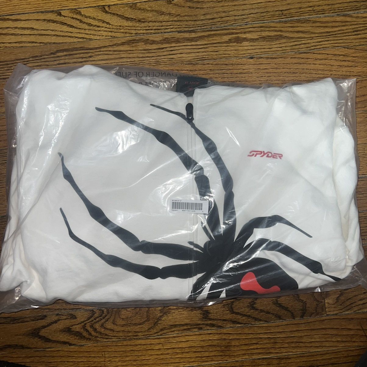 Spyder × Supreme Supreme Spyder Zip Up Hooded Sweatshirt White Size: XL Size US XL / EU 56 / 4 - 3 Thumbnail