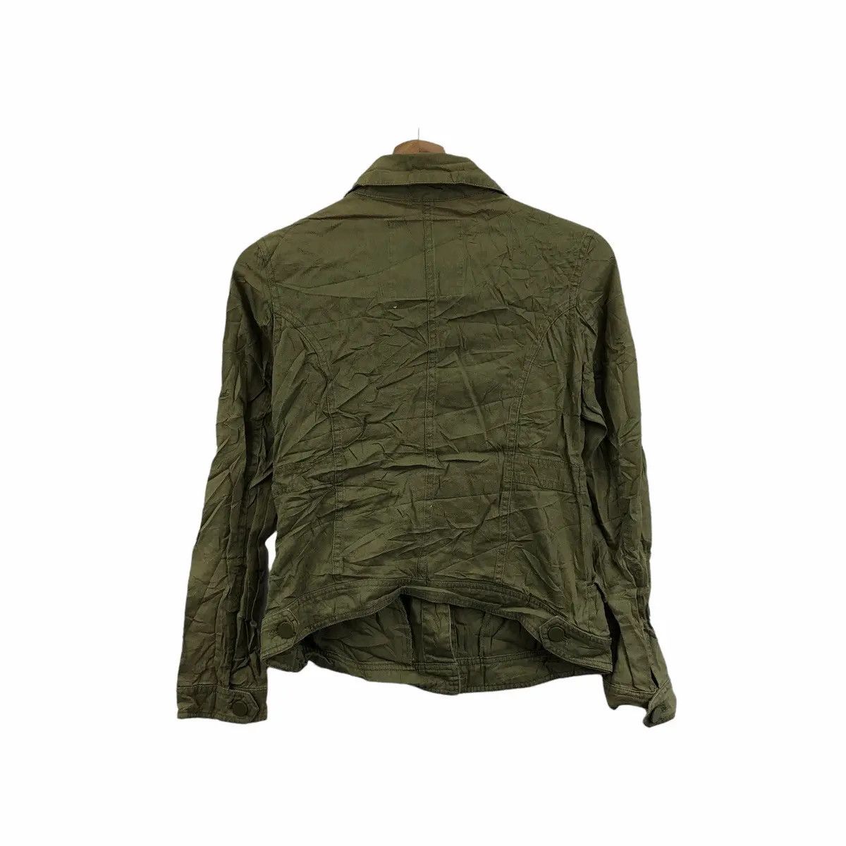 Japanese Brand Vtg 90’ SPIRAL GIRL JAPAN Designer Green Jacket Cotton Size M / US 6-8 / IT 42-44 - 2 Thumbnail