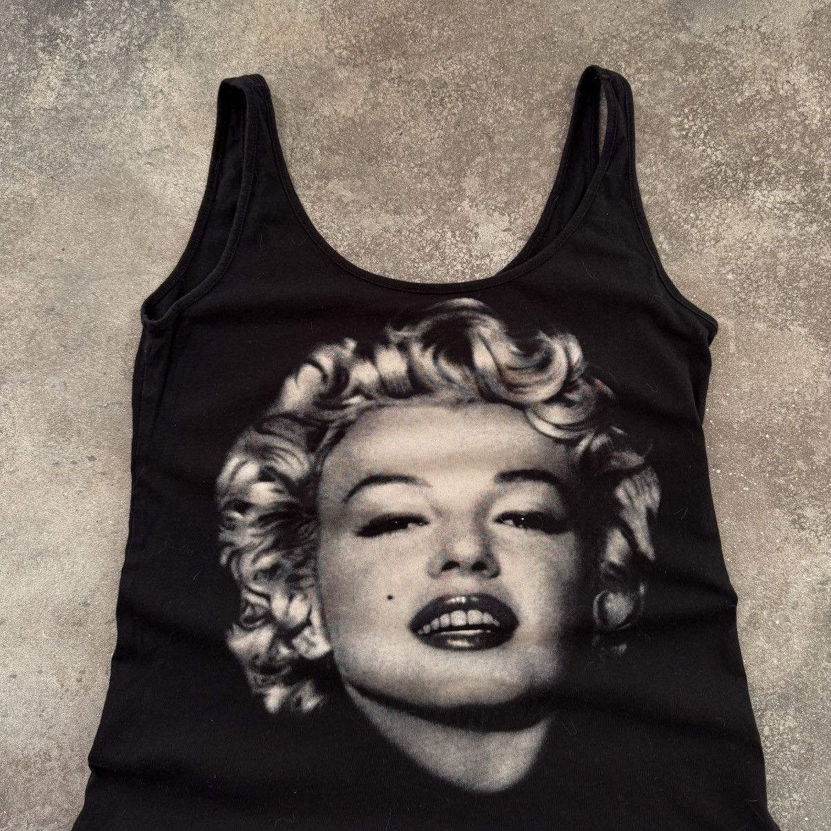 20471120 × Hysteric Glamour × Japanese Brand Super Sexy Monroe Vintage Amazing Tank Top Size M / US 6-8 / IT 42-44 - 3 Thumbnail