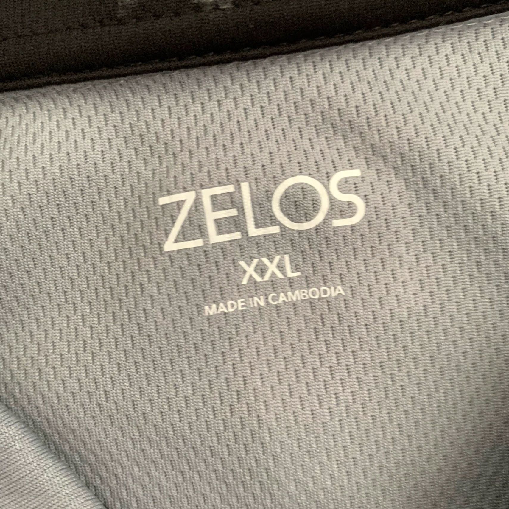 Vintage Zelos Polo Shirt Mens 2XL Gray Knit Moisture Wicking Quick Dry Polo Golf NEW Size US XXL / EU 58 / 5 - 2 Thumbnail