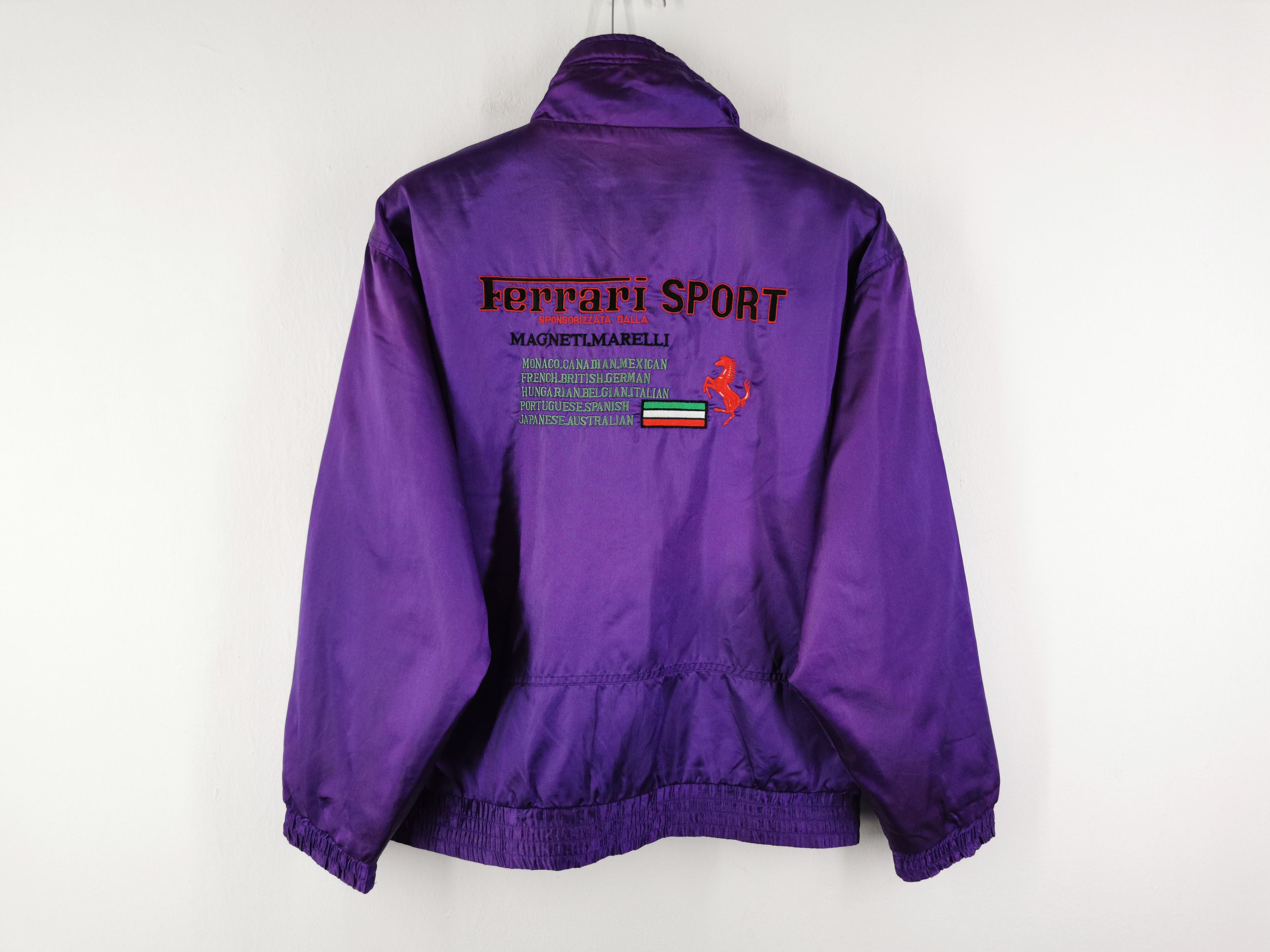 Vintage Vintage 90's Magnet Marelli X Ferrari Racing Jacket Size US L / EU 52-54 / 3 - 2 Thumbnail