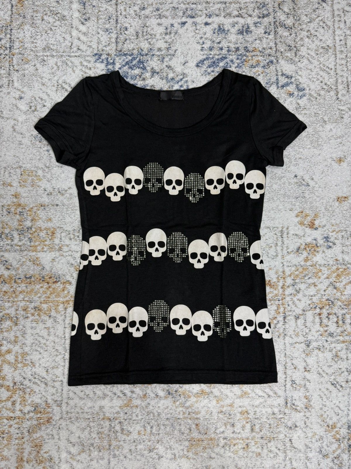 Japanese Brand Y2k gimick skull art ifsix style tshirt Size M / US 6-8 / IT 42-44 - 1 Thumbnail
