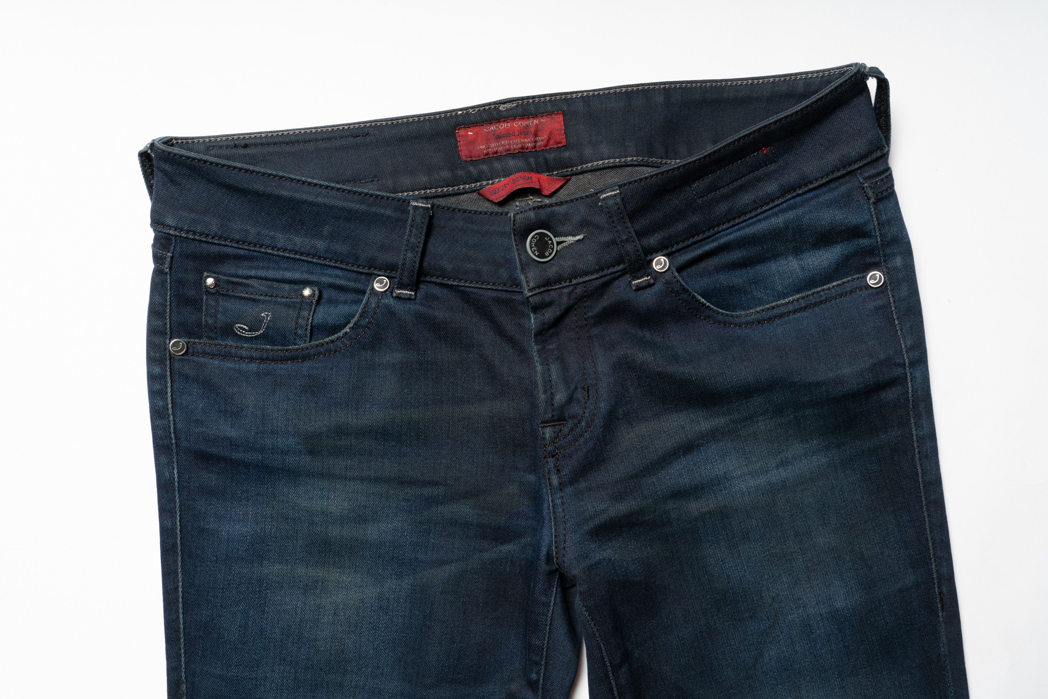 Jacob Cohen 🔴 JACOB COHEN J713 Blue Denim Jeans Women’s Size 31" - 4 Thumbnail