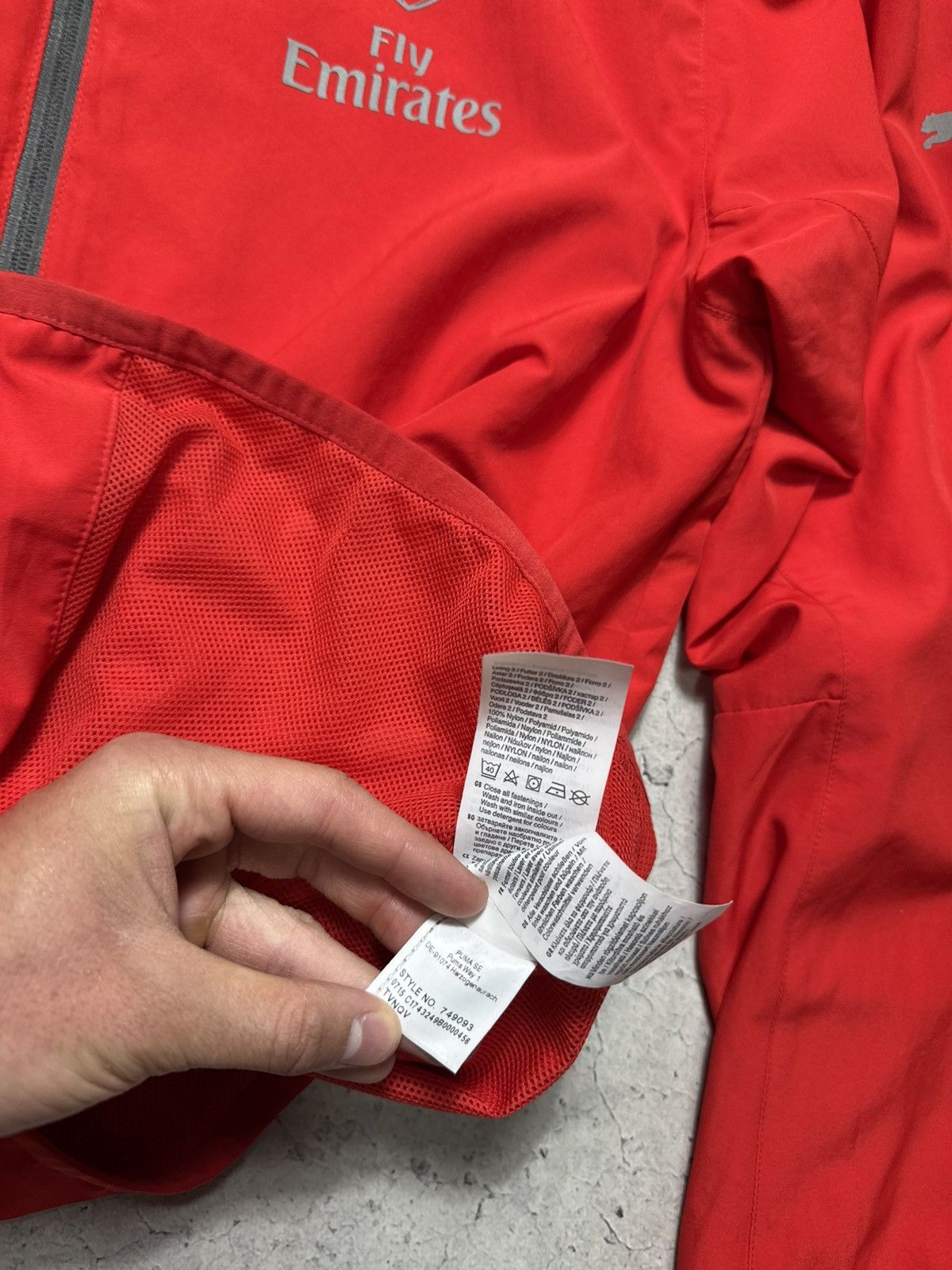 Puma Puma FC Arsenal Vintage Nylon Jacket Football Full Zip Size US L / EU 52-54 / 3 - 11 Thumbnail