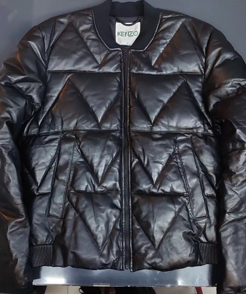 Kenzo Kenzo Quilted Leather Jacket - dmc Size US M / EU 48-50 / 2 - 1 Thumbnail