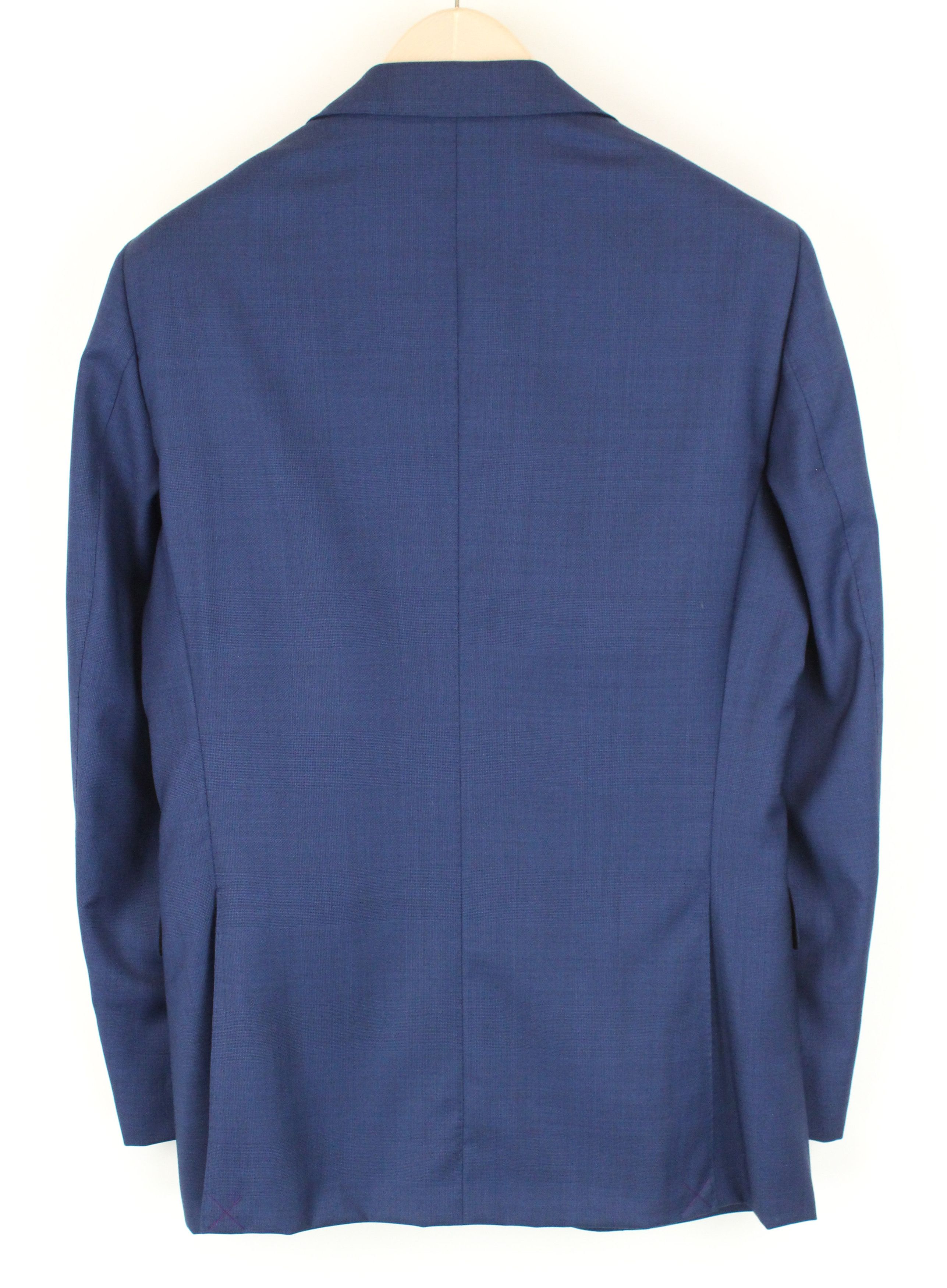 Suitsupply LAZIO UK38R Wool Super110 Blue Checked Blazer 56173 Size 38R - 2 Thumbnail