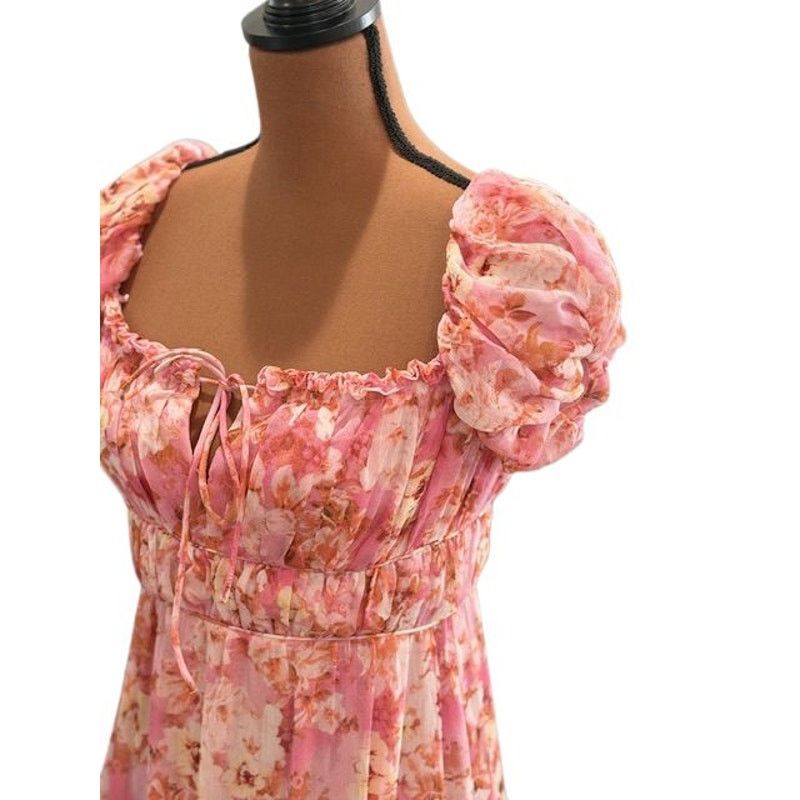 ASTR The Label ASTR “Roseline” Off Shoulder Floral Tiered Maxi Dress Size S / US 4 / IT 40 - 4 Thumbnail