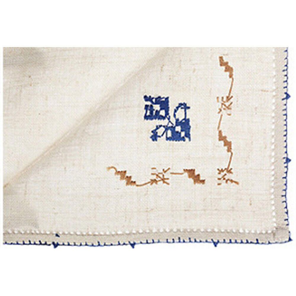 Designer Needlepoint Linen Napkins, S/8 Size ONE SIZE - 3 Thumbnail