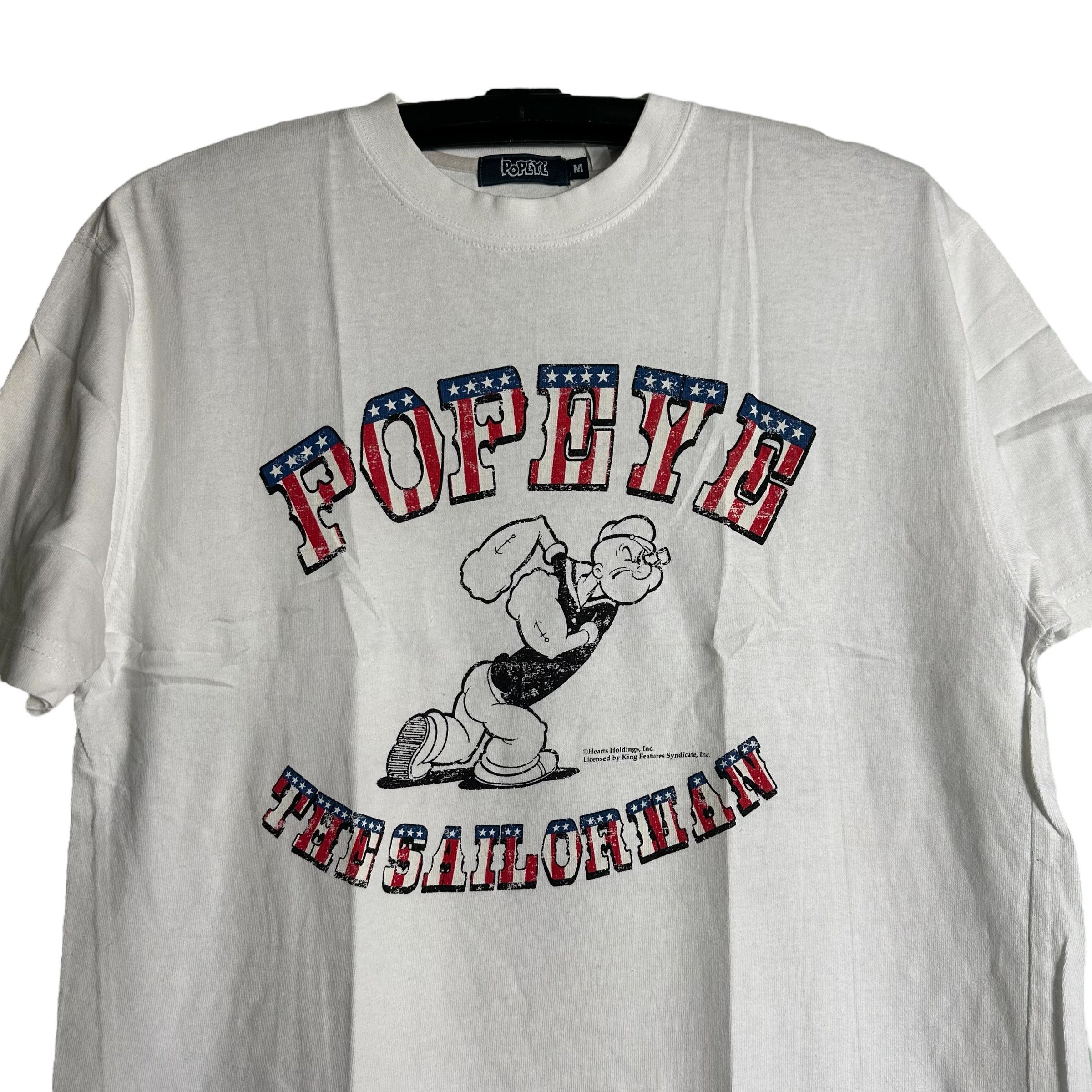 Cartoon Network 🔥RARE🔥Vintage Popeye The Sailorman All Print T-shirt Size US M / EU 48-50 / 2 - 2 Thumbnail