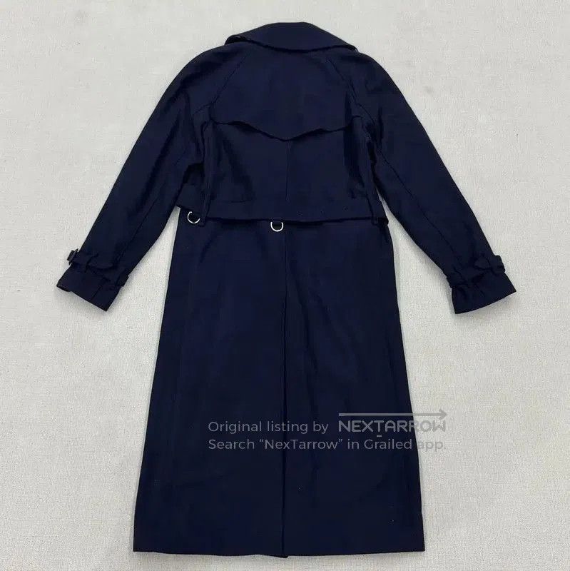 Burberry Burberry Women's Wool Mid-Length Coat in Navy. Size M / US 6-8 / IT 42-44 - 1 Thumbnail