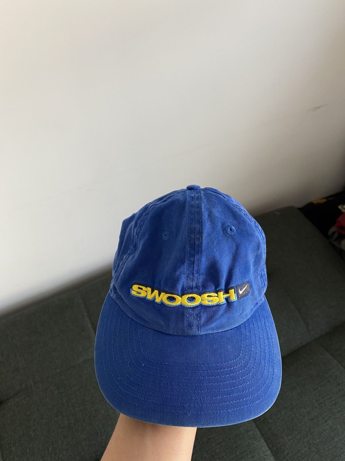 Vintage Nike Vintage Cap OG Japanese Big Logo Drill Avant Garde Y2K Size ONE SIZE - 2 Thumbnail