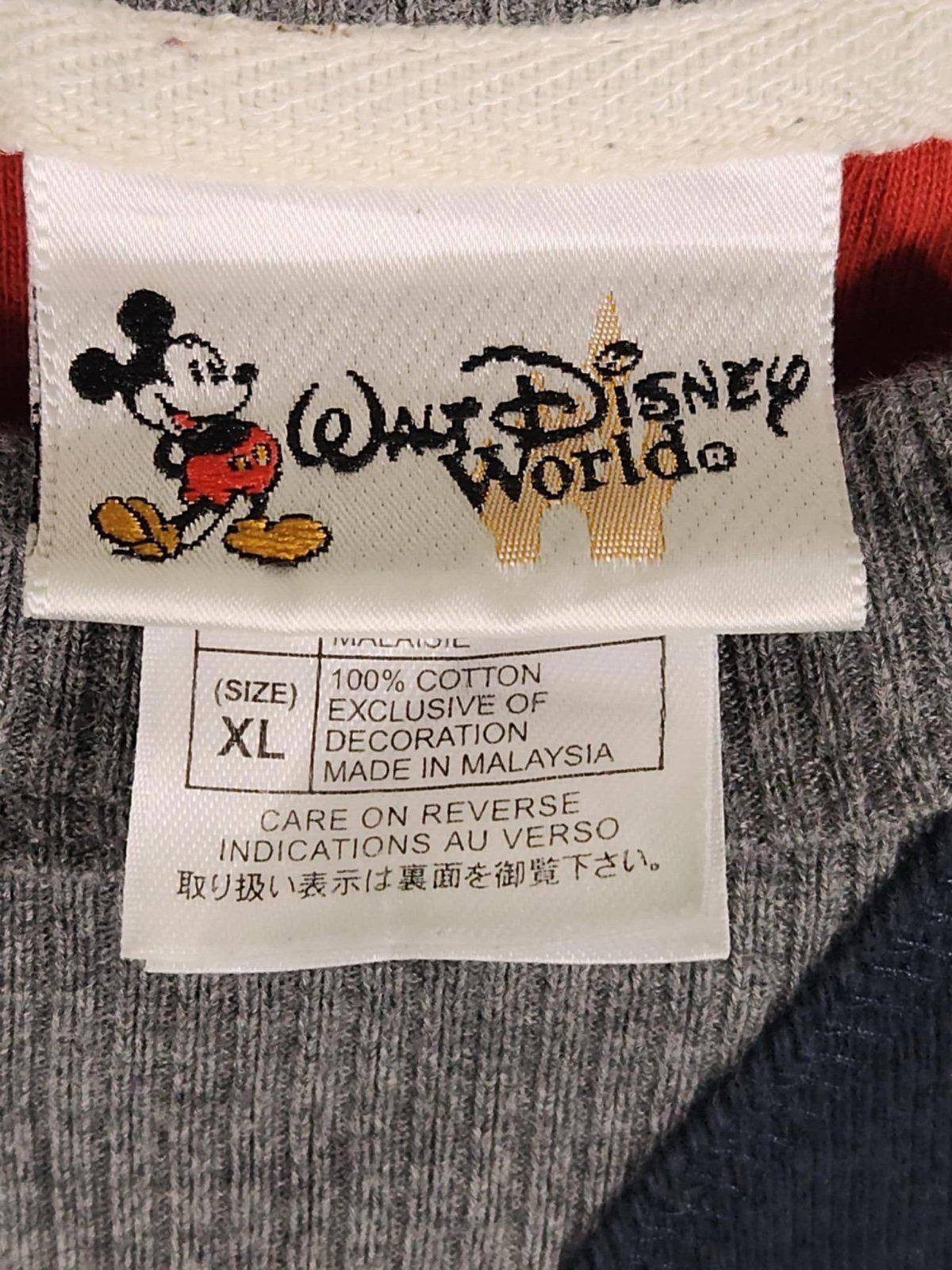 Designer Vintage Walt Disney World Mickey Mouse LongSleeve Sweatshirt Size US XL / EU 56 / 4 - 4 Thumbnail