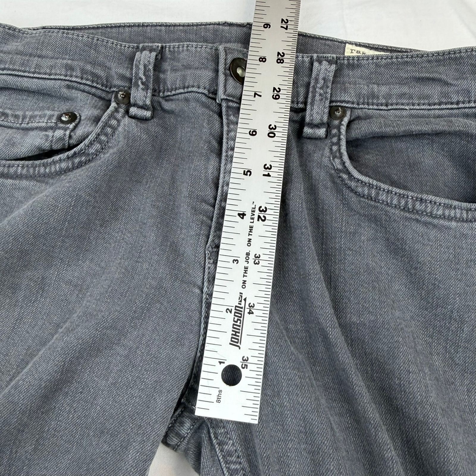 Rag & Bone Rag & Bone Skinny Jeans Size 26 Charcoal Ombre Size 26" / US 2 / IT 38 - 7 Thumbnail