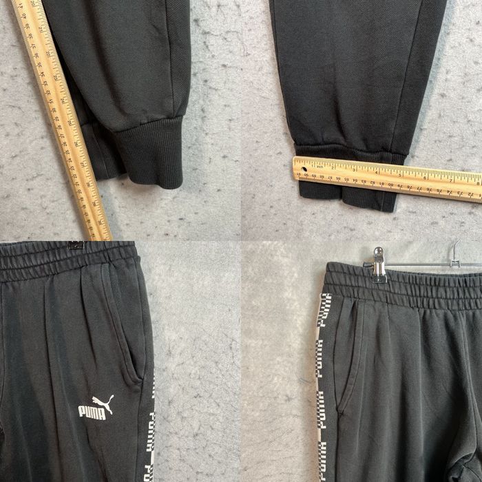 Puma logo stripe drawstring sweatpants deals