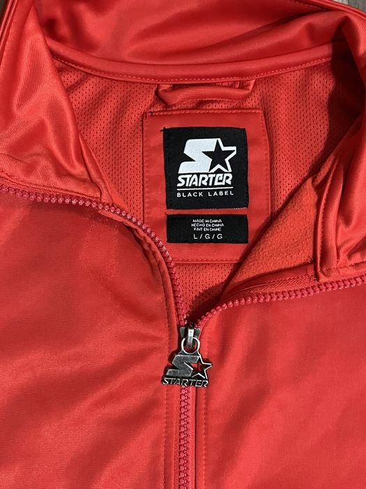 Starter Starter Black Label Track Jacket Big Logo Border Sleeves Grailed