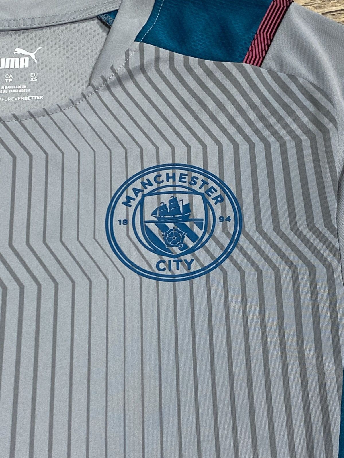 Puma Puma Manchester City Geometric Training Jersey - XS Size US XS / EU 42 / 0 - 3 Thumbnail