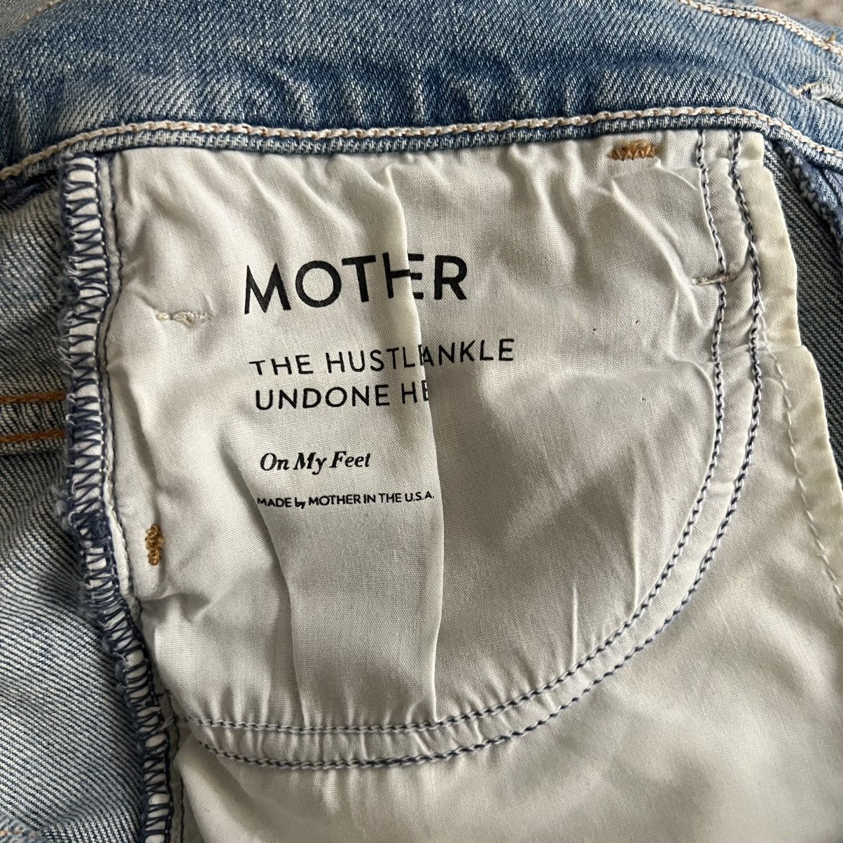 MOTHER Mother Superior The Hustler Ankle Flare Undone Hem Size 26" / US 2 / IT 38 - 9 Thumbnail