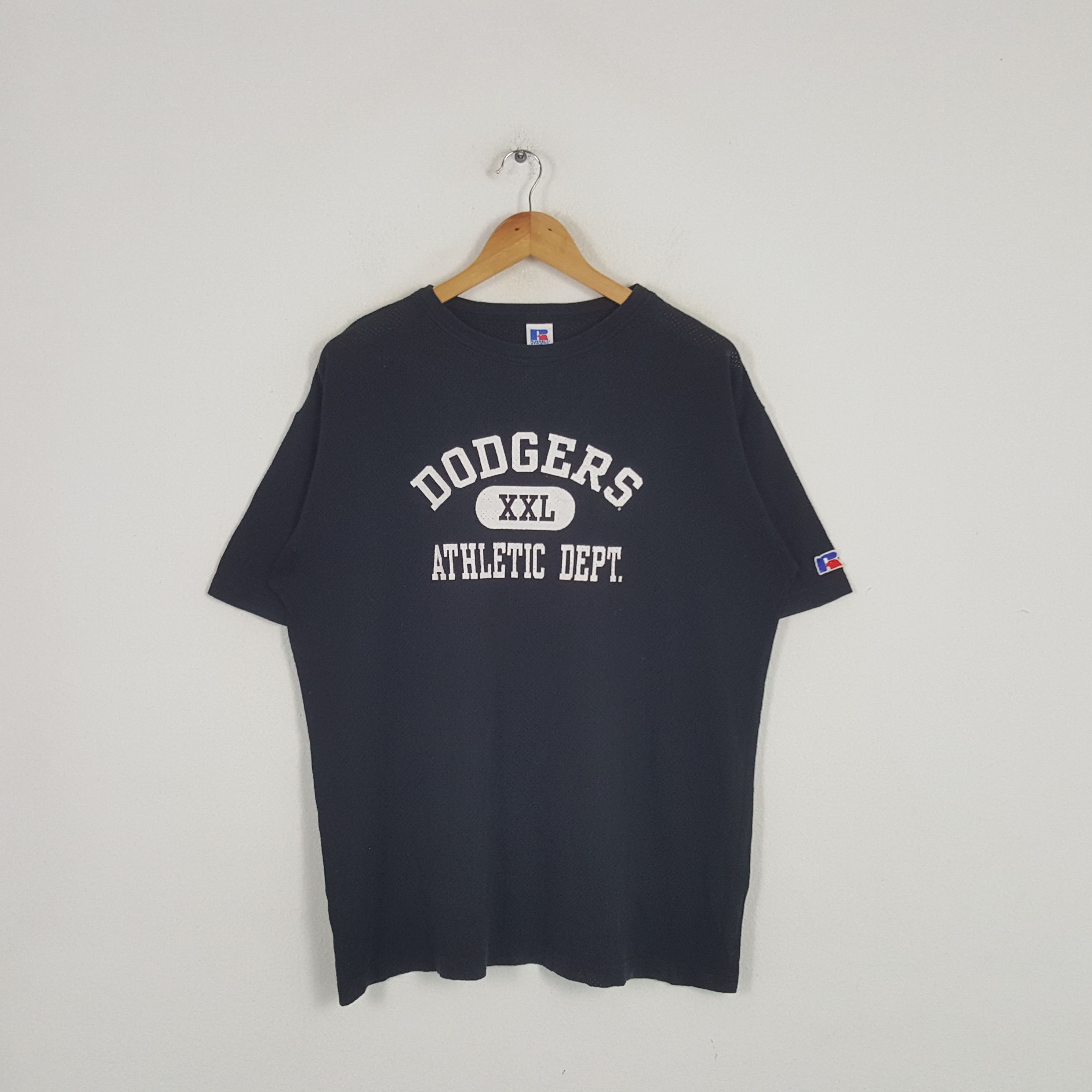 MLB × Russell Athletic × Vintage Vintage Dodgers XXL Athletic Dept MLB Team Tshirt Size US L / EU 52-54 / 3 - 1 Thumbnail