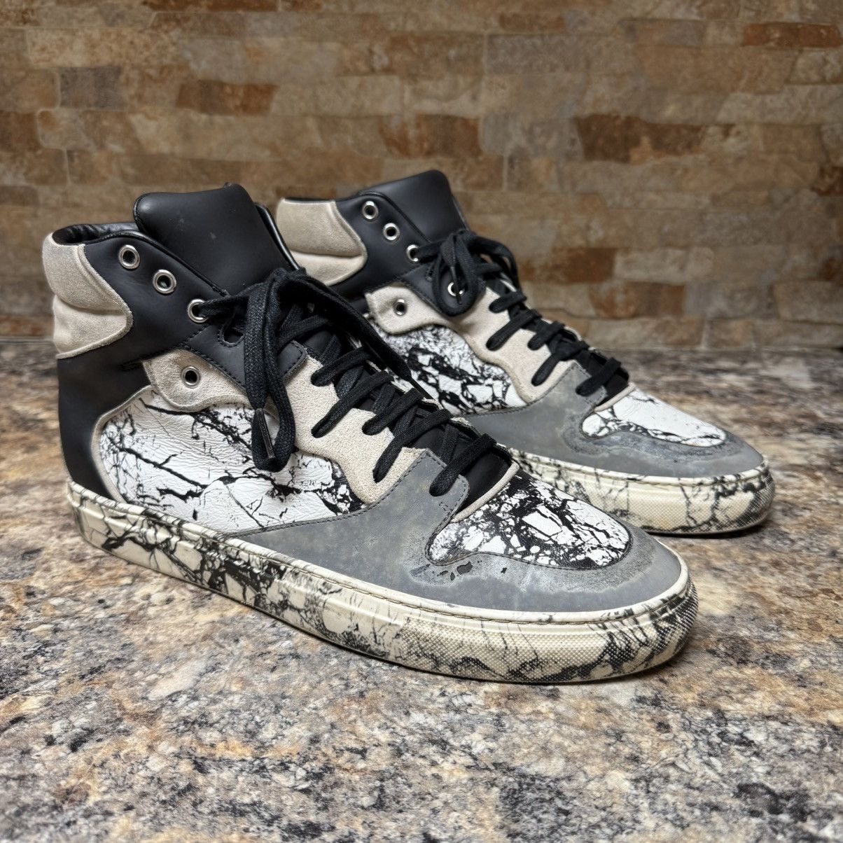 Balenciaga Balenciaga Marble High Top Sneakers Men’s Size 10 US / 43 Size US 10 / EU 43 - 1 Thumbnail