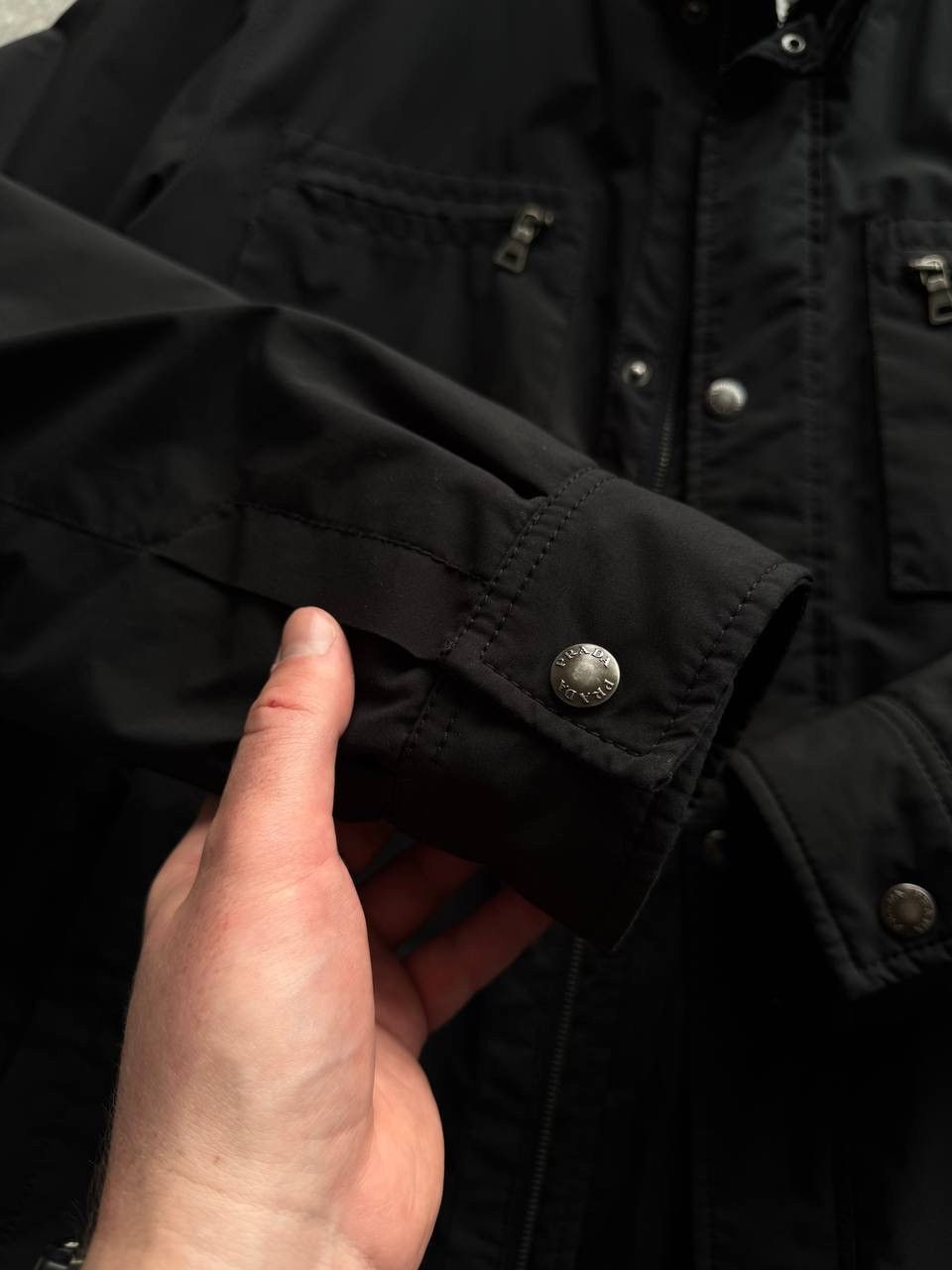 Prada Prada art SGA848 wind stopper waterproof coat jacket size 56 Size US XL / EU 56 / 4 - 15 Thumbnail
