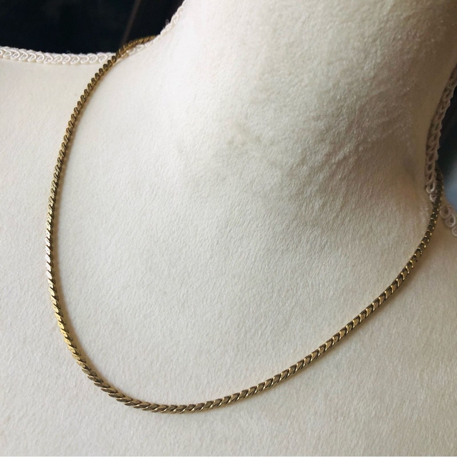 Vintage Vintage 70s gold plated rope chain necklace Size ONE SIZE - 1 Thumbnail