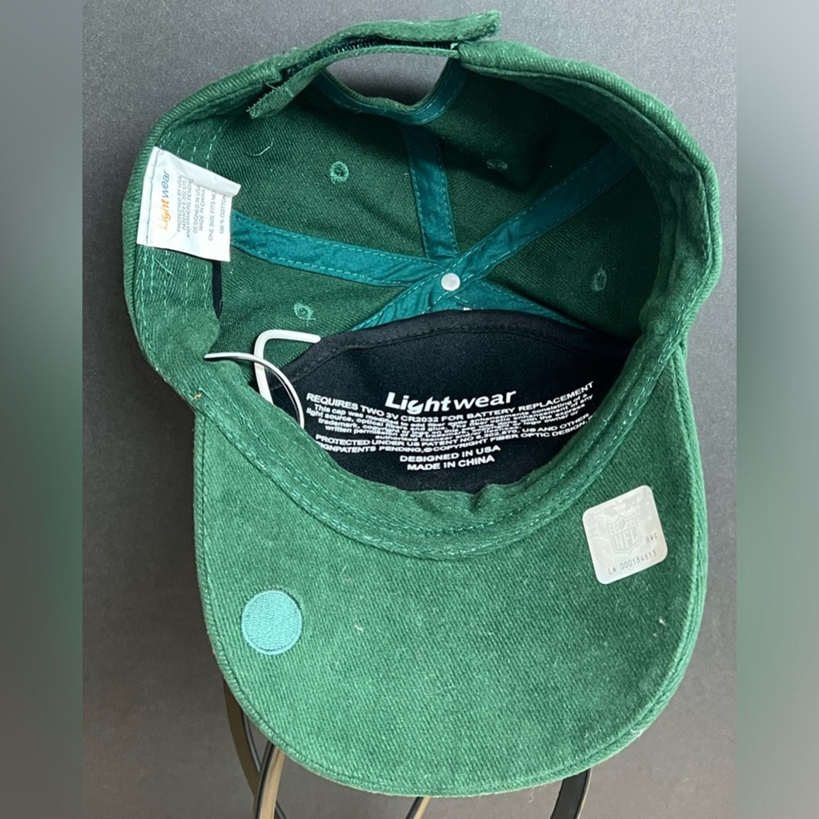 NFL Lightwear Green Bay Packers Light Up Hat Corduroy Logo Size ONE SIZE - 6 Thumbnail