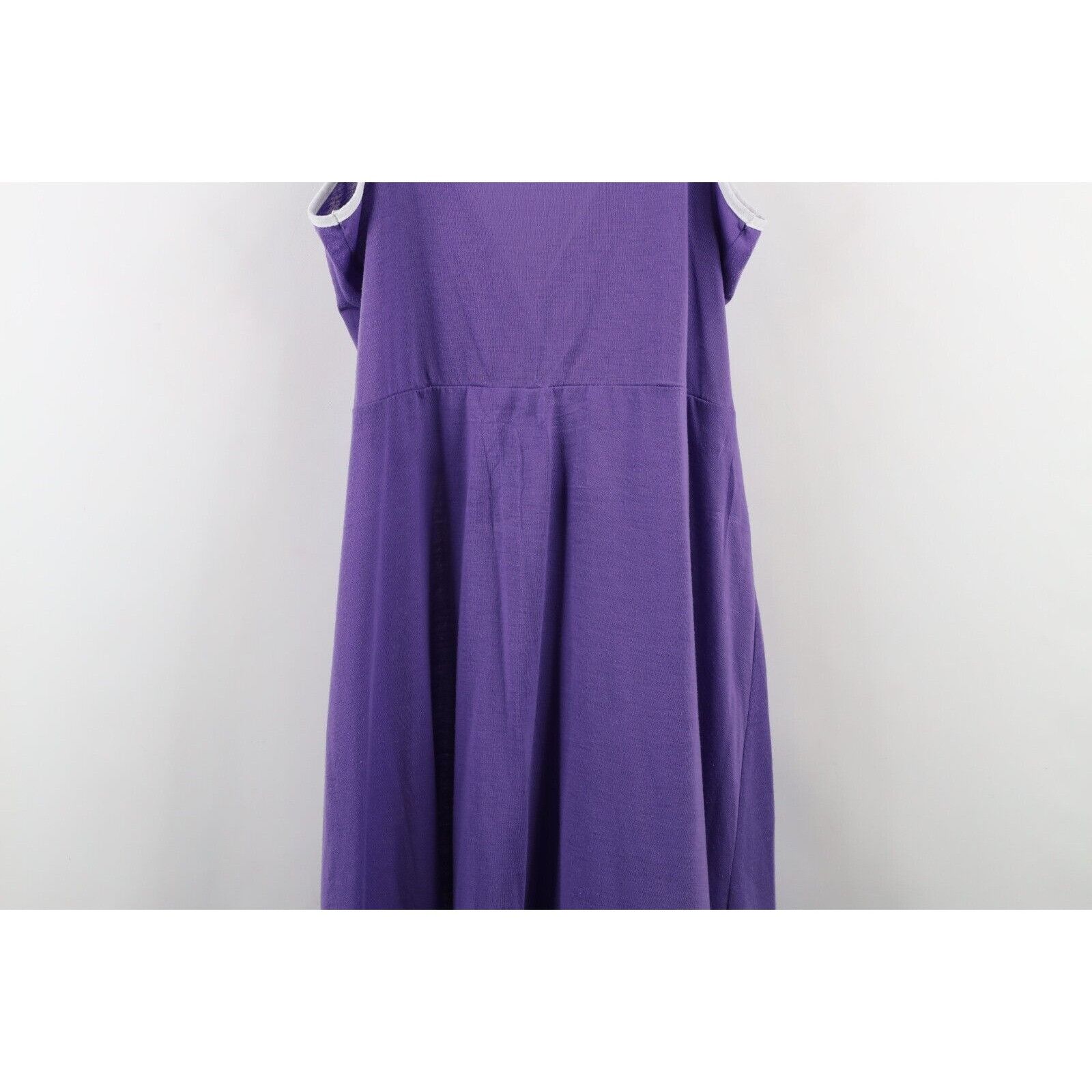 Vintage Vintage 70s Sheer Lightweight Knit Spaghetti Strap Dress Size XXL / US 16-18 / IT 52-54 - 13 Thumbnail