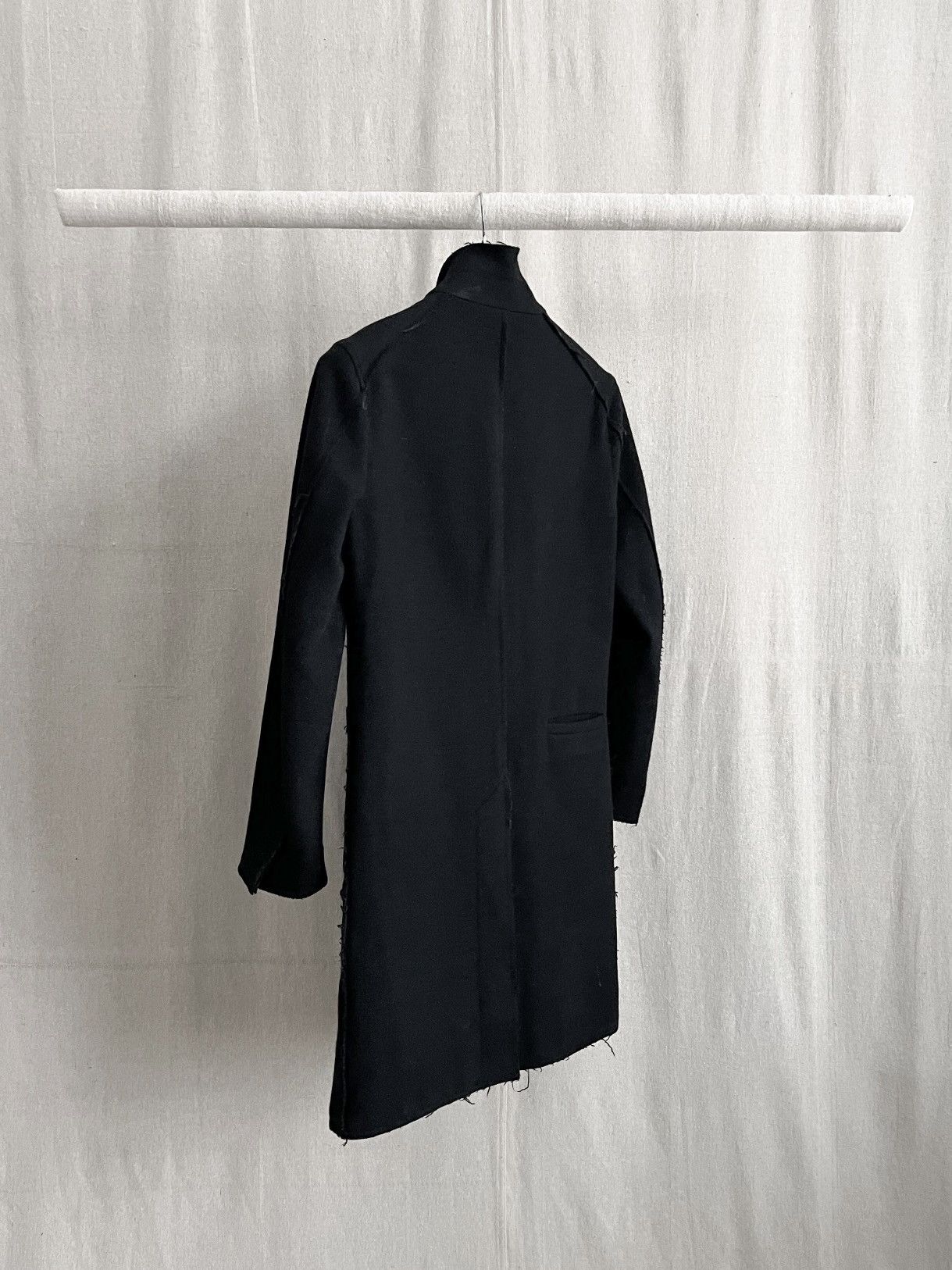 Other Avant Garde Raw Hem Wool Coat Size US S / EU 44-46 / 1 - 4 Thumbnail