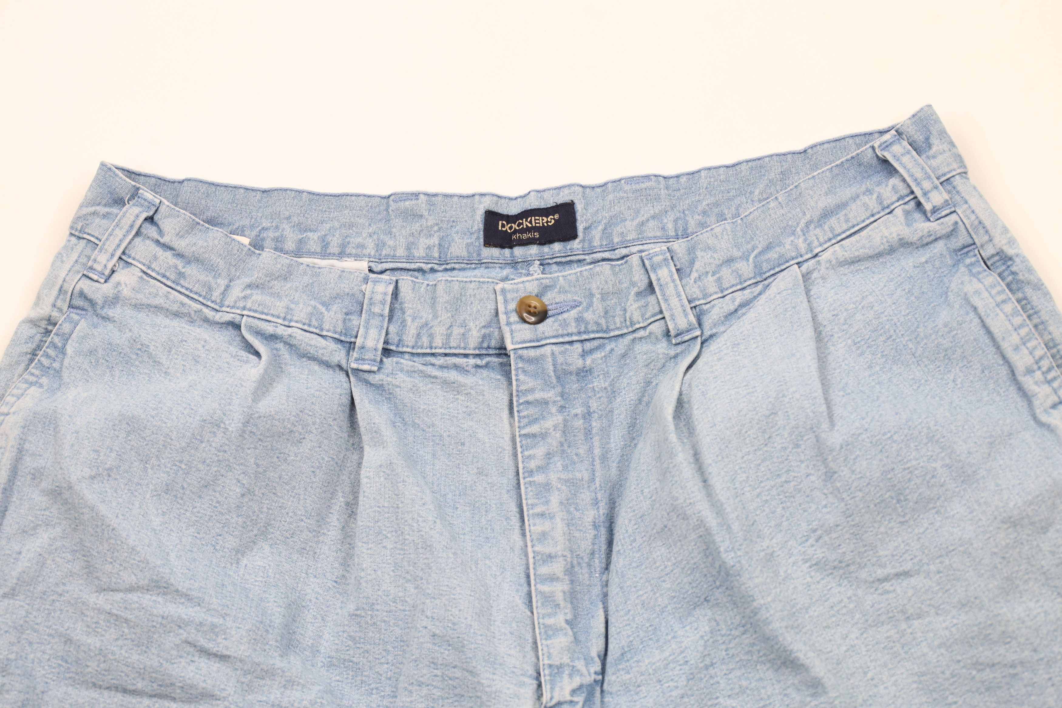 Vintage Vintage 90s Streetwear Above Knee Denim Jean Shorts Jorts Size US 34 / EU 50 - 2 Thumbnail