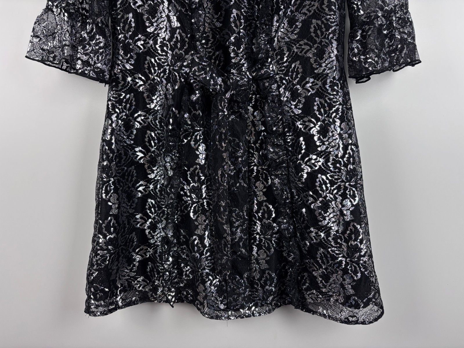 H&M The Vampire's Wife x H&M Floral Mini Dress Sliver US 12 Size XL / US 12-14 / IT 48-50 - 3 Thumbnail