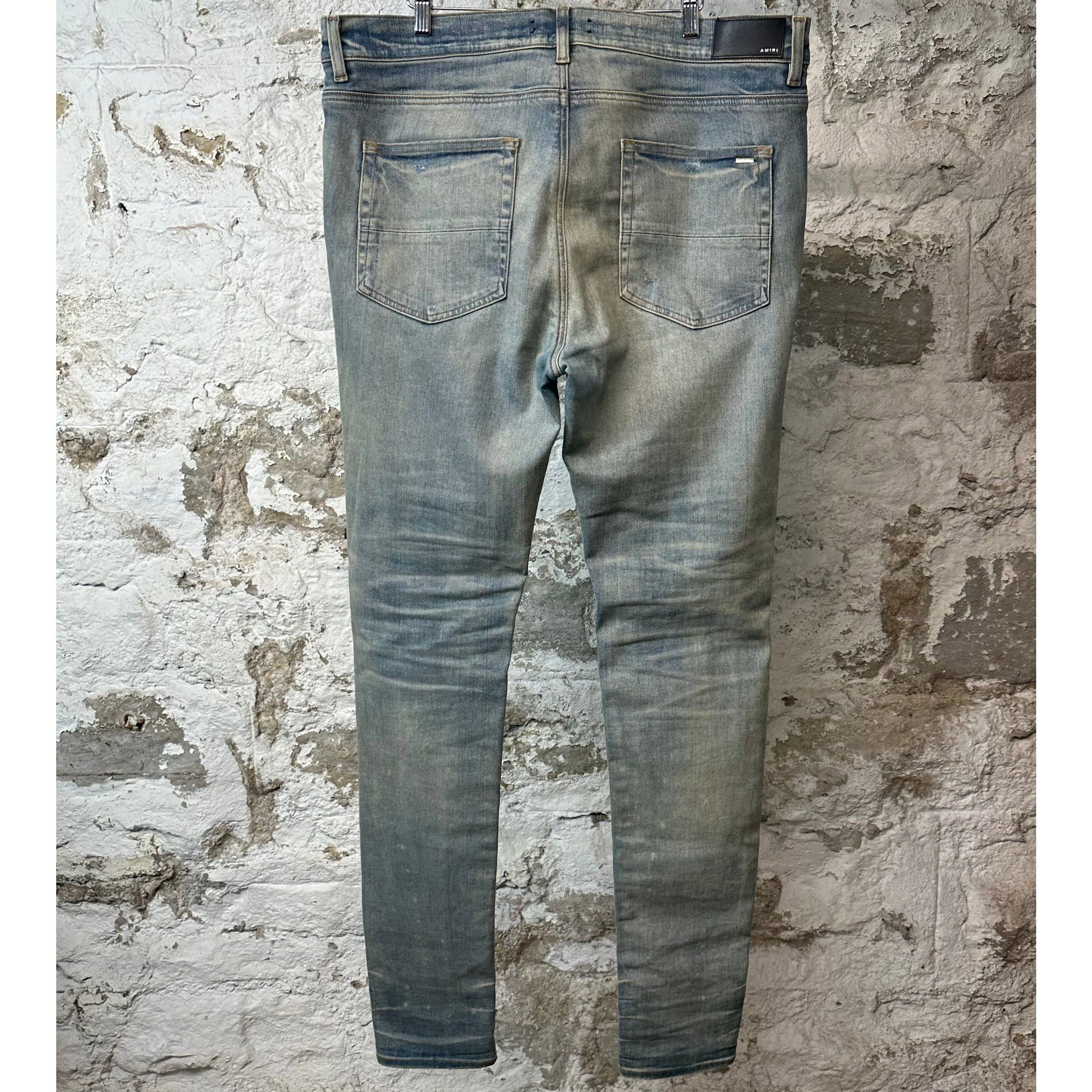 Amiri Amiri MX1 Indigo Paisley Blue Denim Jeans Sz 38 Size US 38 / EU 54 - 2 Thumbnail