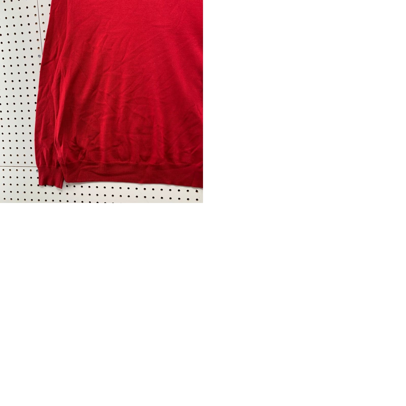 Vintage Harrison Davis Merino Wool Sweater Mens XL Red Lightweight V Neck Long Sleeve Size US XL / EU 56 / 4 - 9 Thumbnail