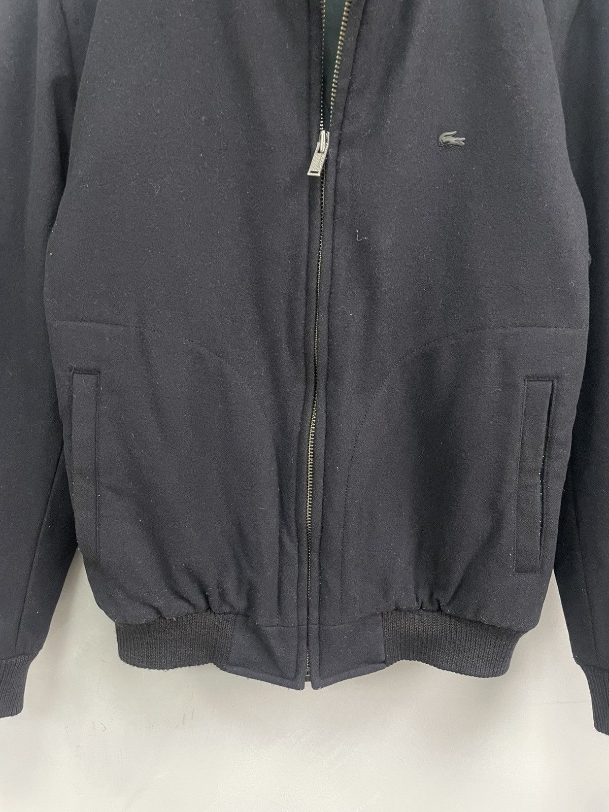 Japanese Brand × Lacoste × Vintage VINTAGE WOOL LACOSTE 2000s bomber jacket Y2K JAPANESE Size US M / EU 48-50 / 2 - 4 Thumbnail