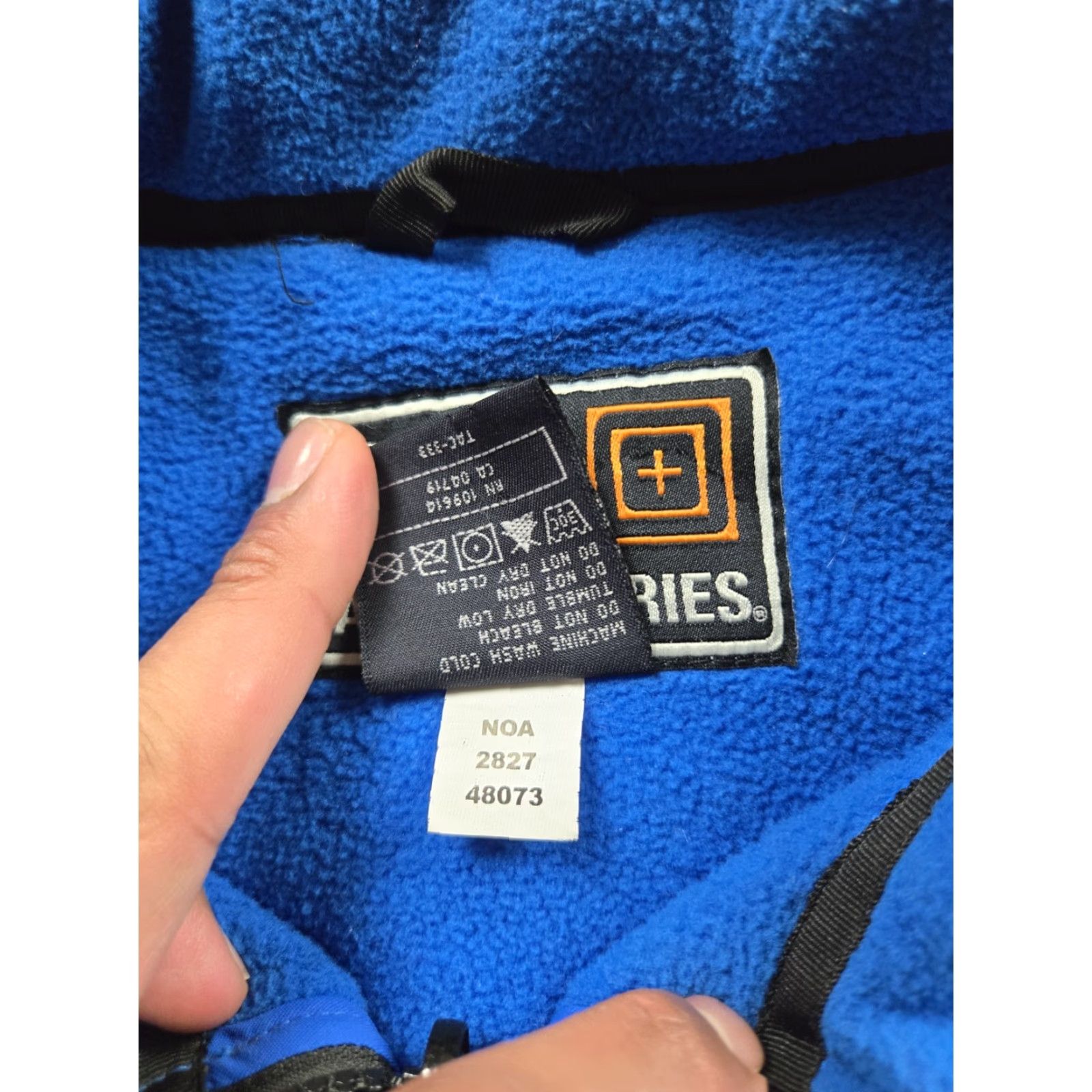 Vintage 5.11 Tactical Jacket Mens XL Blue Heavy Fleece Full Zip Pockets Liner 48073 Size US XL / EU 56 / 4 - 5 Thumbnail